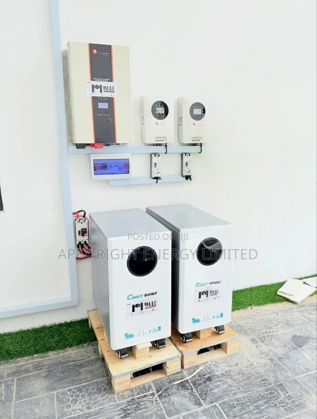 10kva Felicity System Setup+30kwh Lithium+20pcs-650w Jinko Panels