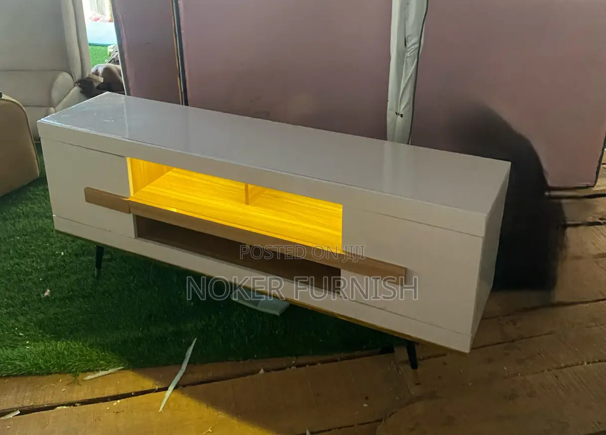 Zoxa Tv Stand With Led Lights