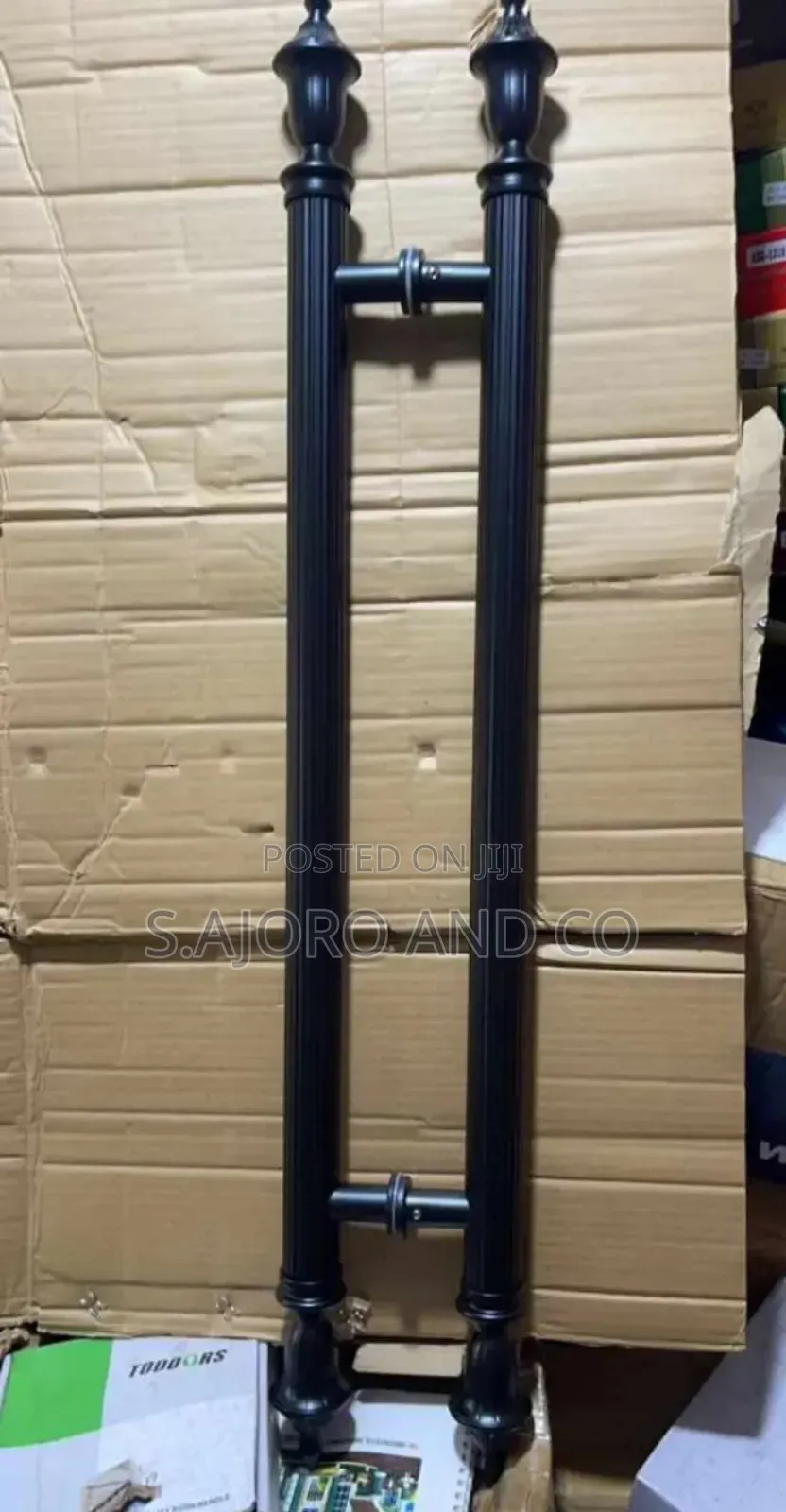 Stainless/Black Door Push-pull Handle For Entrance Security Door 1m