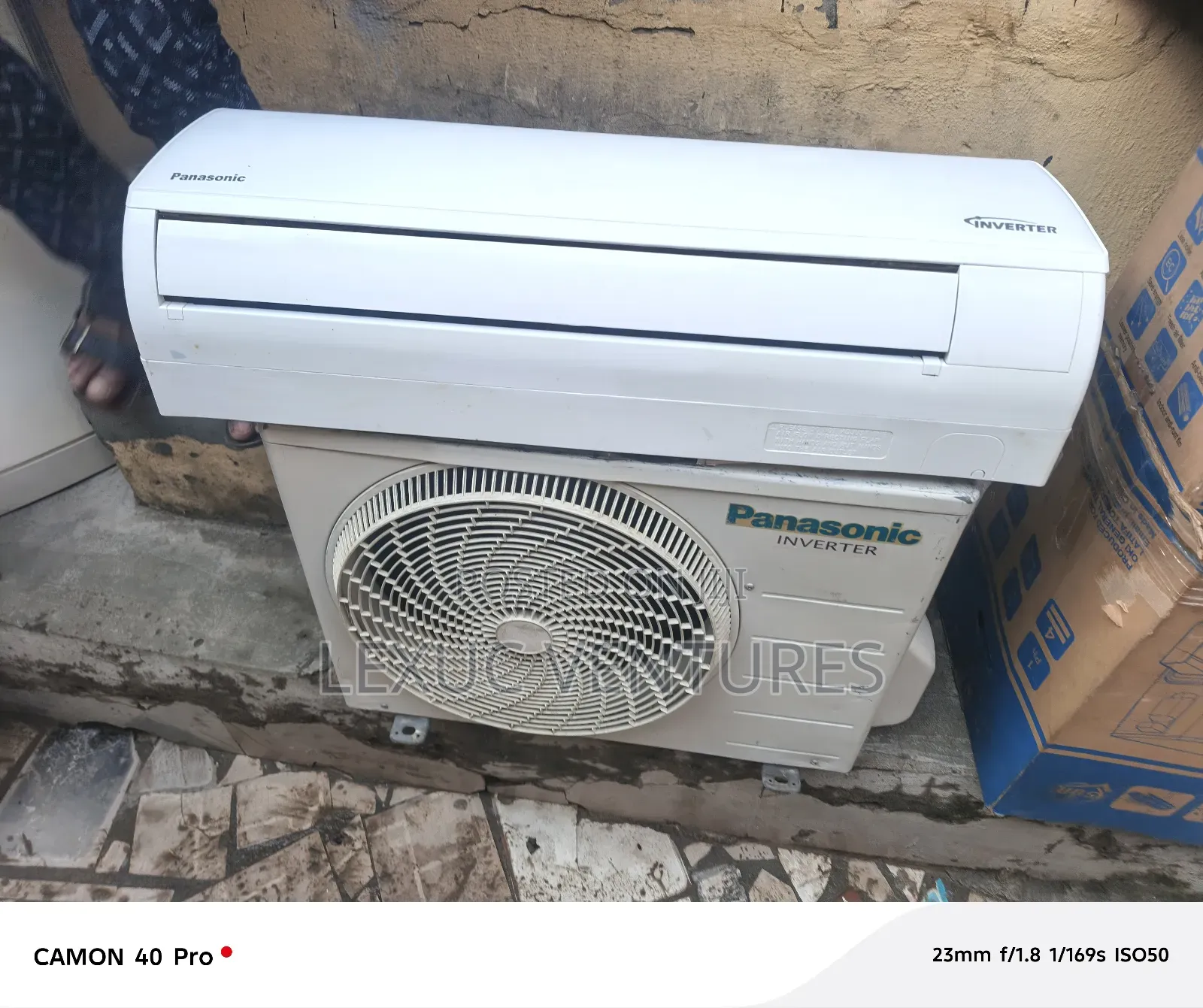 Inverter Panasonic Split Unit 1.5hp Used 100% Copper Condenser