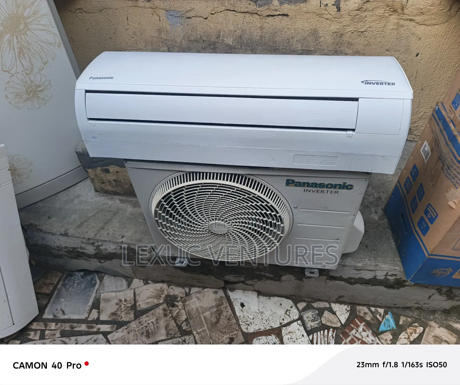 Inverter Panasonic Split Unit 1.5hp Used 100% Copper Condenser