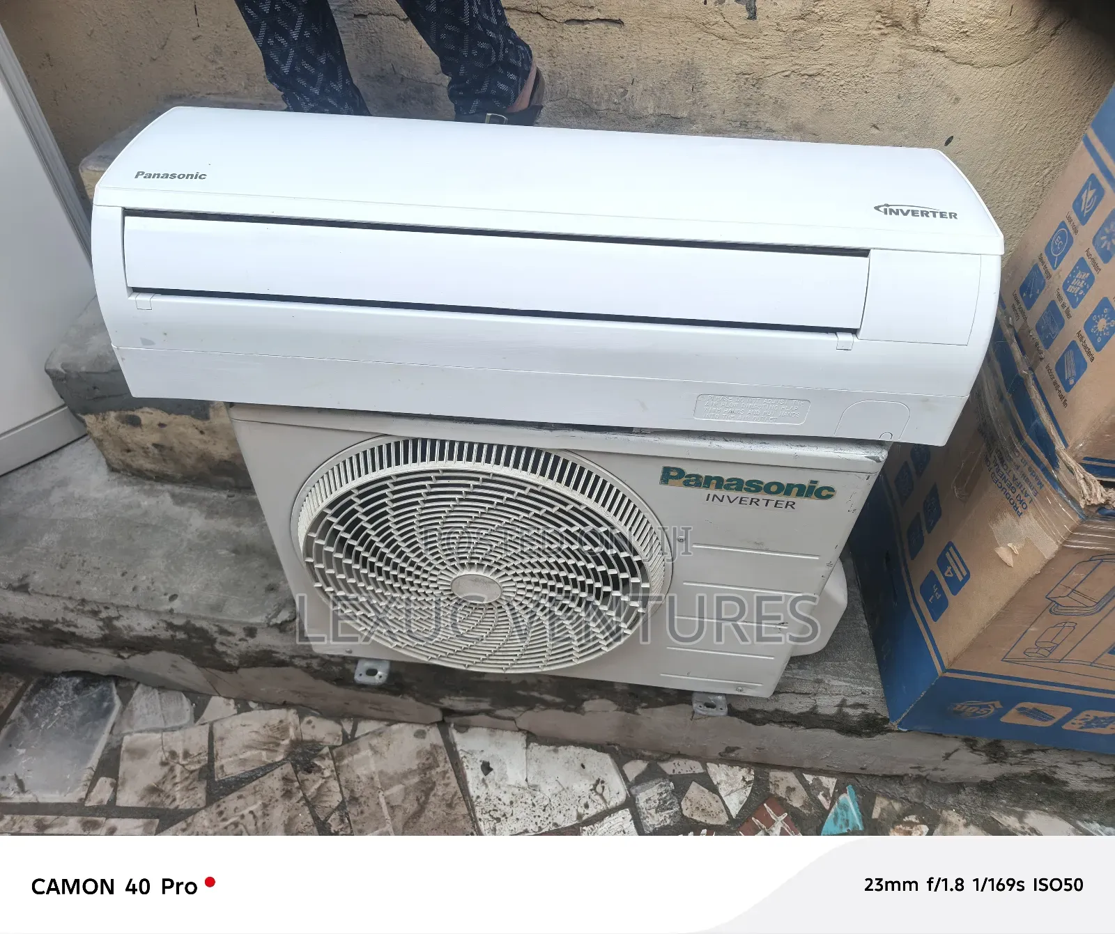 Inverter Panasonic Split Unit 1.5hp Used 100% Copper Condenser