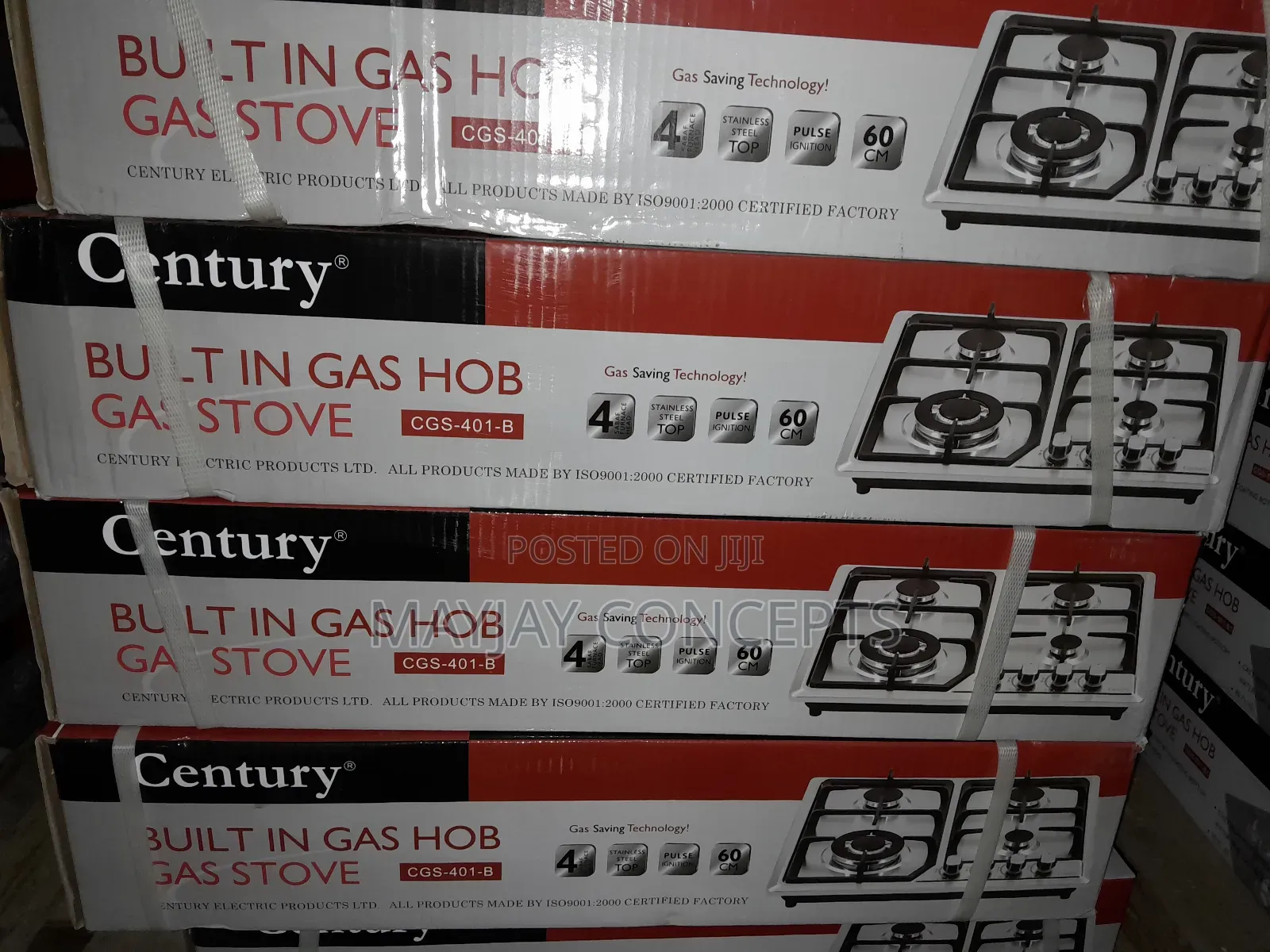 Century Built-in Cabinet/Flat Gas Hob Gas Stove-auto Ignition-4 Face