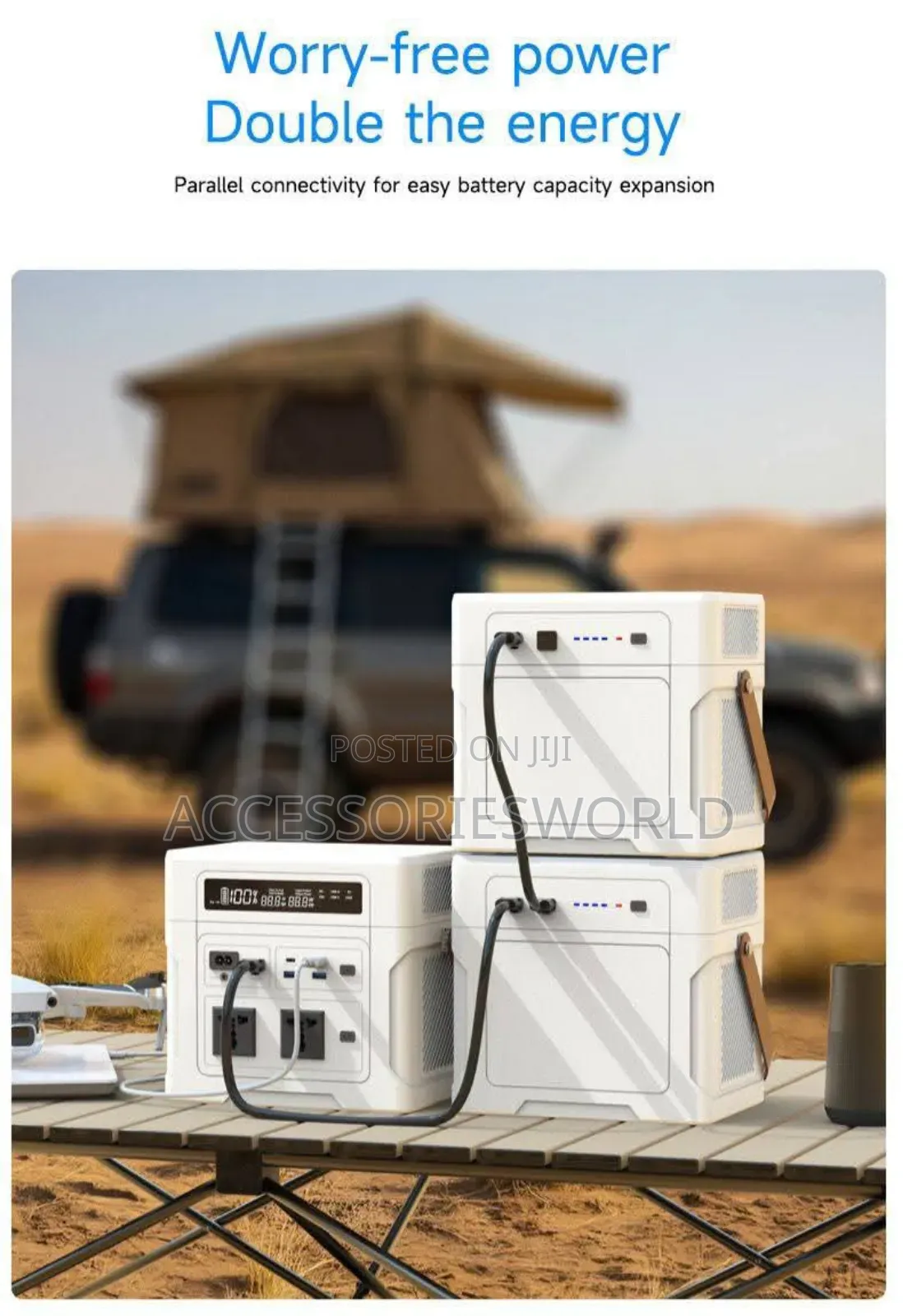 Zimpow Zp1000 1000w 282,000mah Portable Power Station Solar Generator