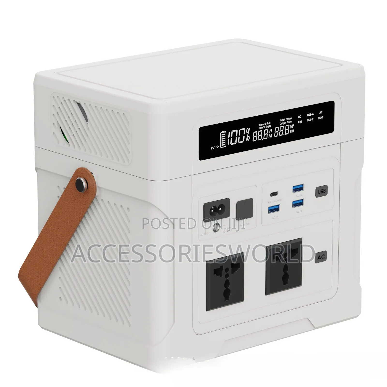 Zimpow Zp1000 1000w 282,000mah Portable Power Station Solar Generator