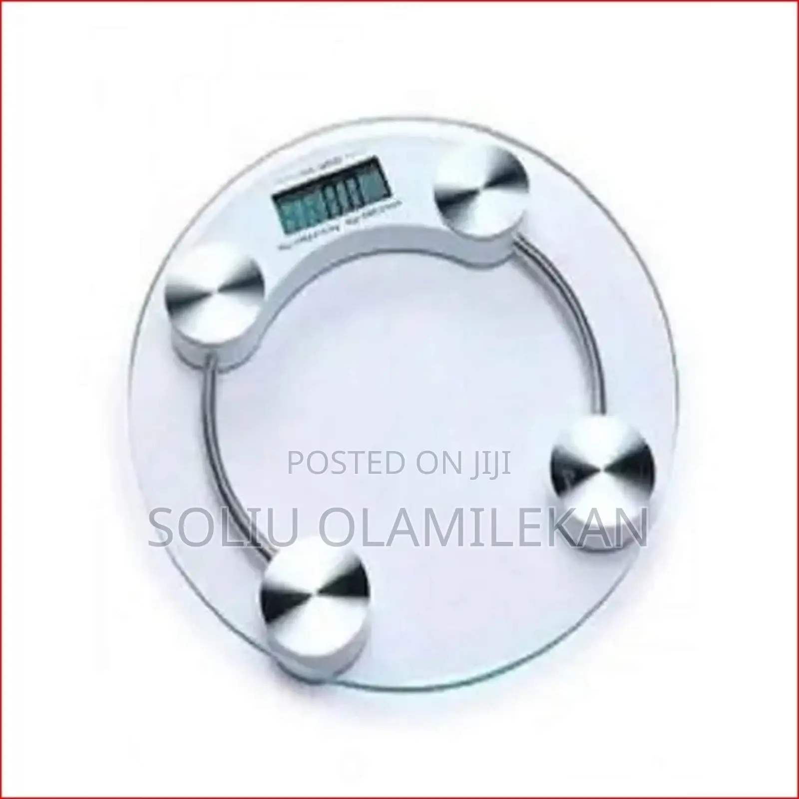 Personal Digital Weighing Scale Round
