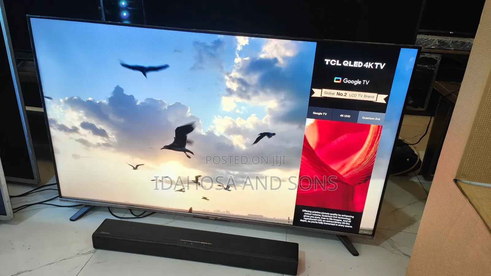 TCL Qled 50inchs Framless Google Tv