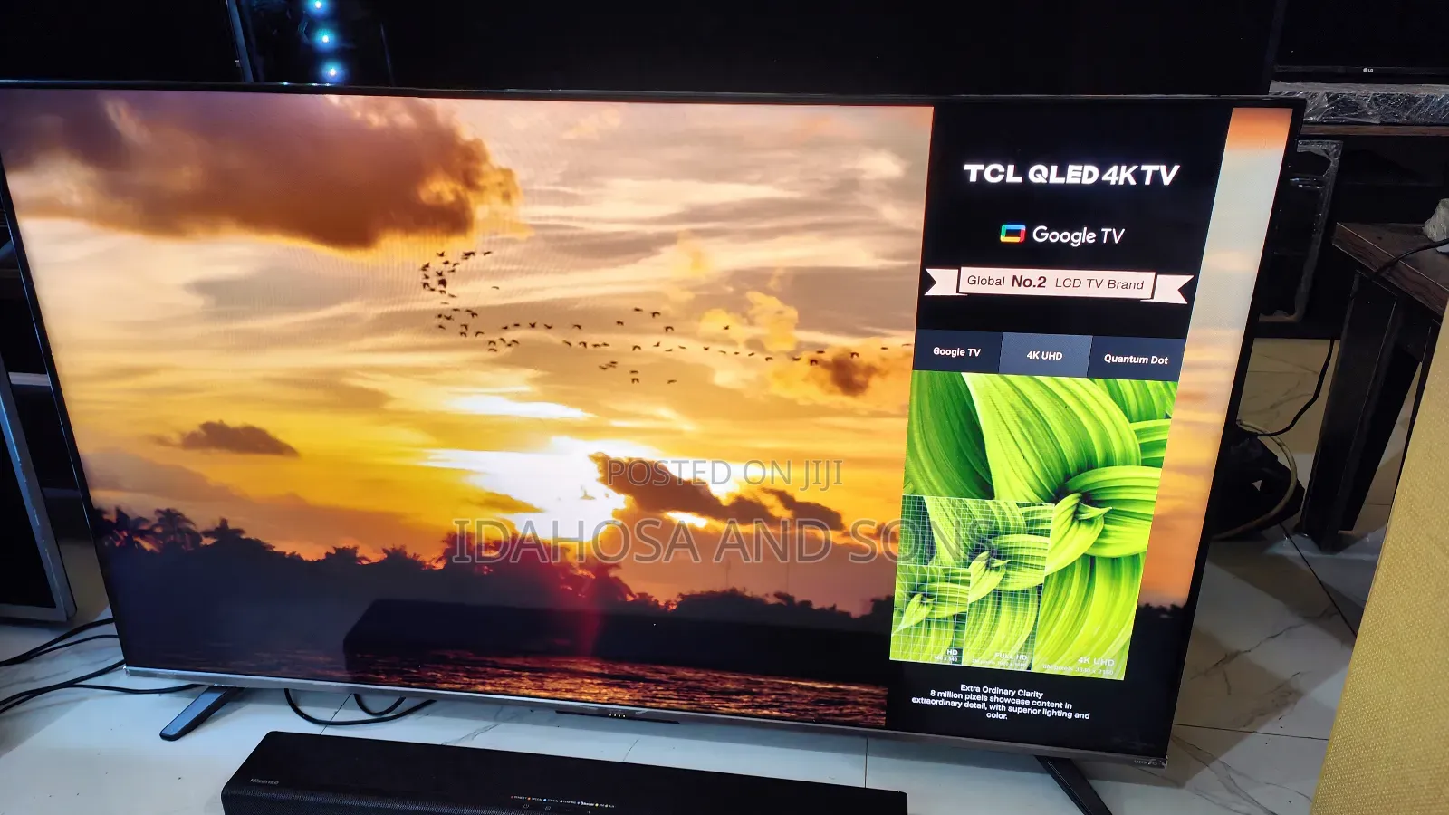 TCL Qled 50inchs Framless Google Tv