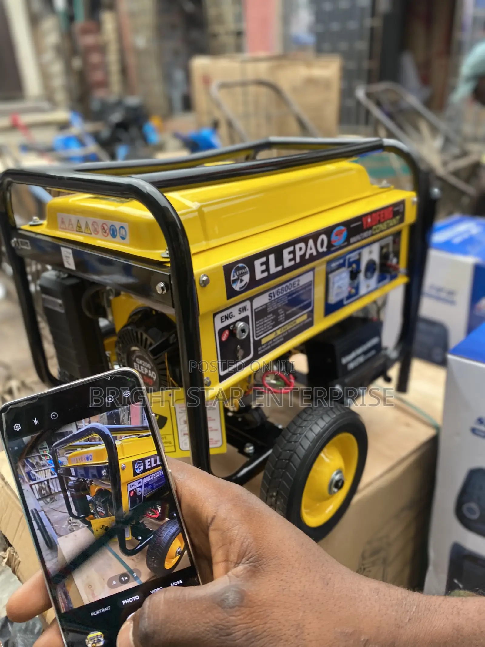 Elepaq Generator Sv6800 4.5kva %Copper