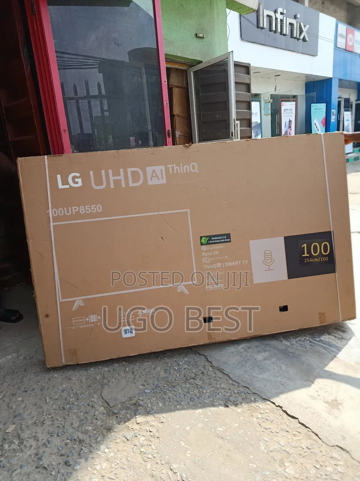 Lg 100 Inches Led Android Smart Tv Uhd Netflix Utub Av 2 Yrs Warranty