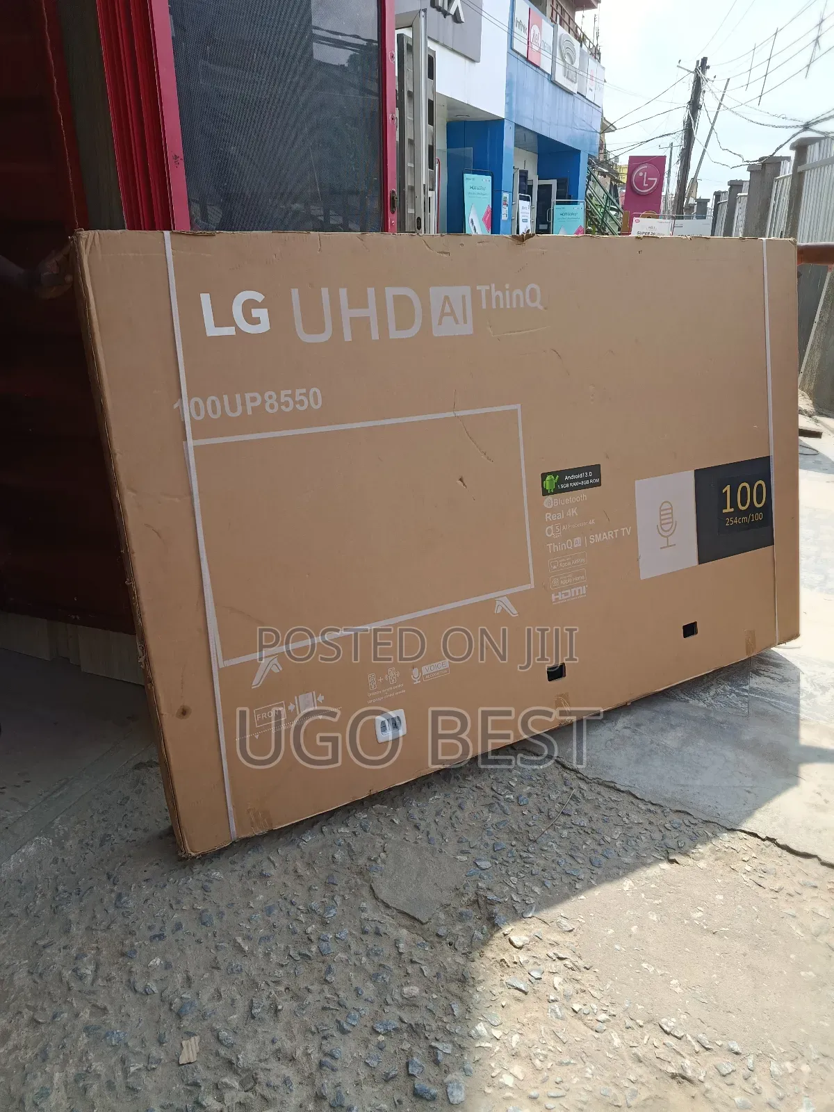 Lg 100 Inches Led Android Smart Tv Uhd Netflix Utub Av 2 Yrs Warranty