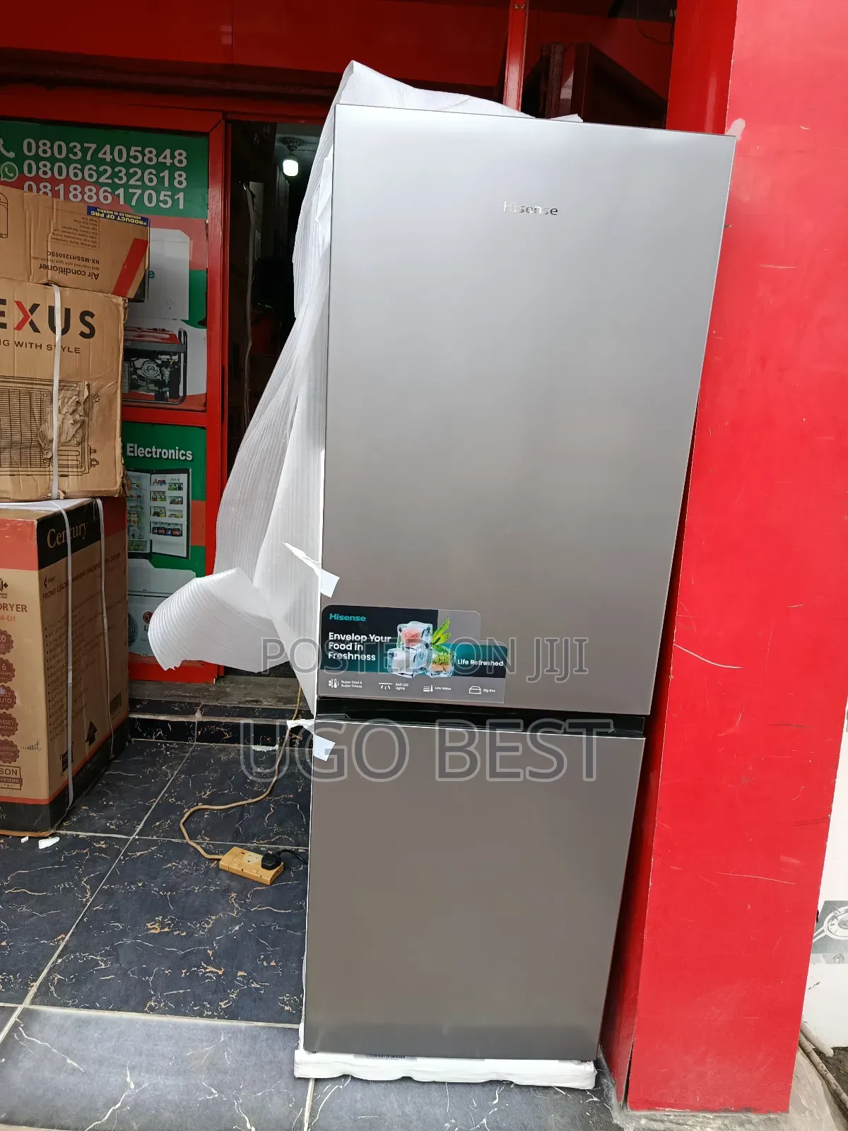 Hisense Double Door Fridge Freezer 1 Yr Warranty