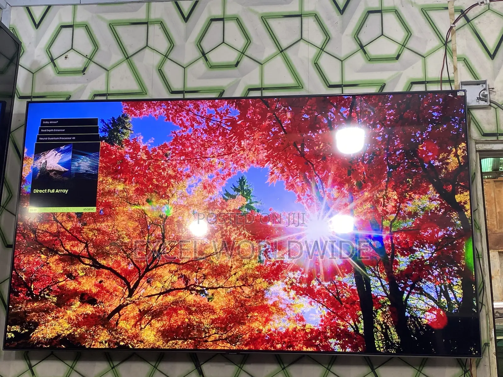 65” Samsung Qled Resolution Smart Tv With 120hz Refresh Rate