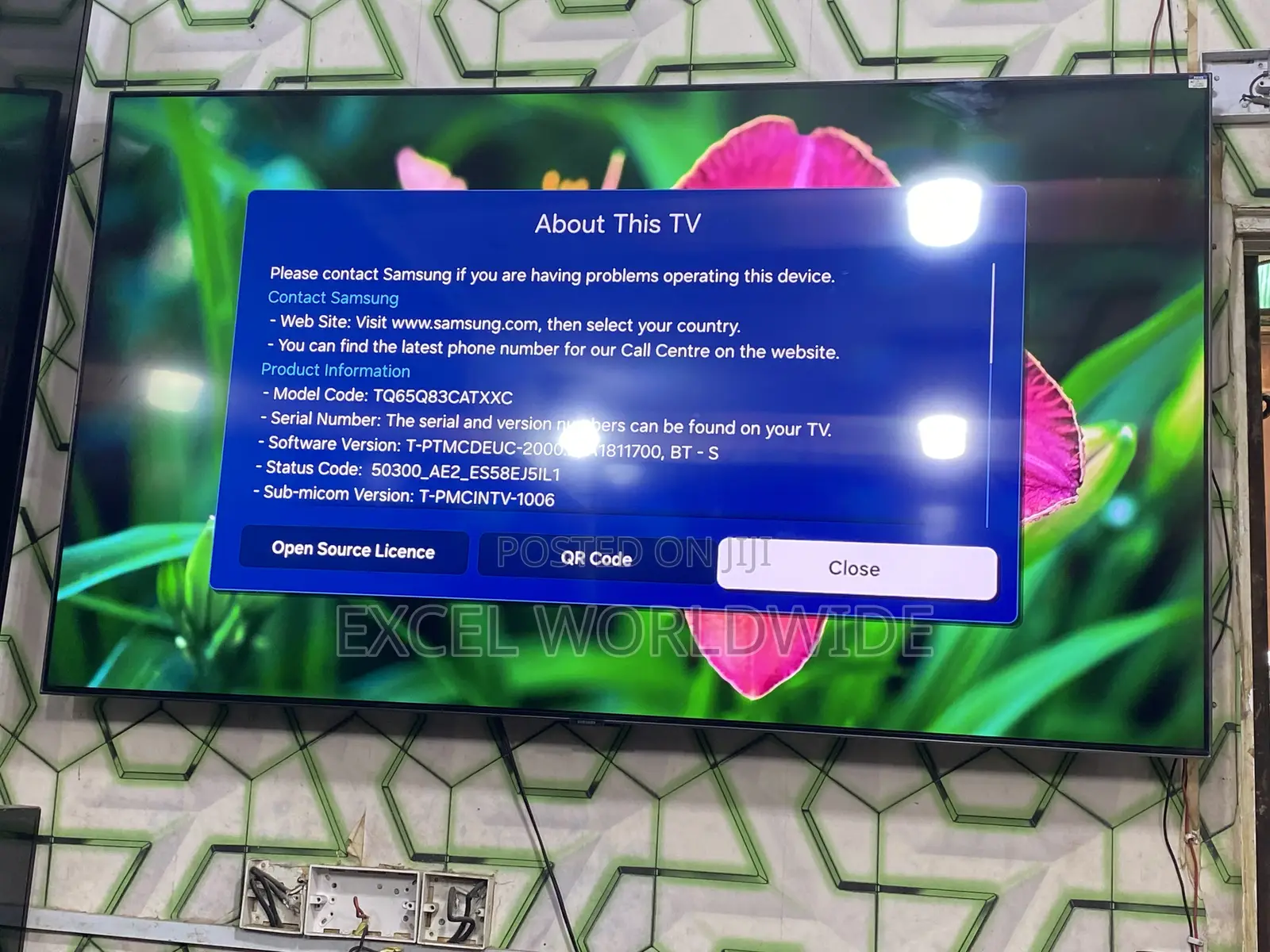 65” Samsung Qled Resolution Smart Tv With 120hz Refresh Rate