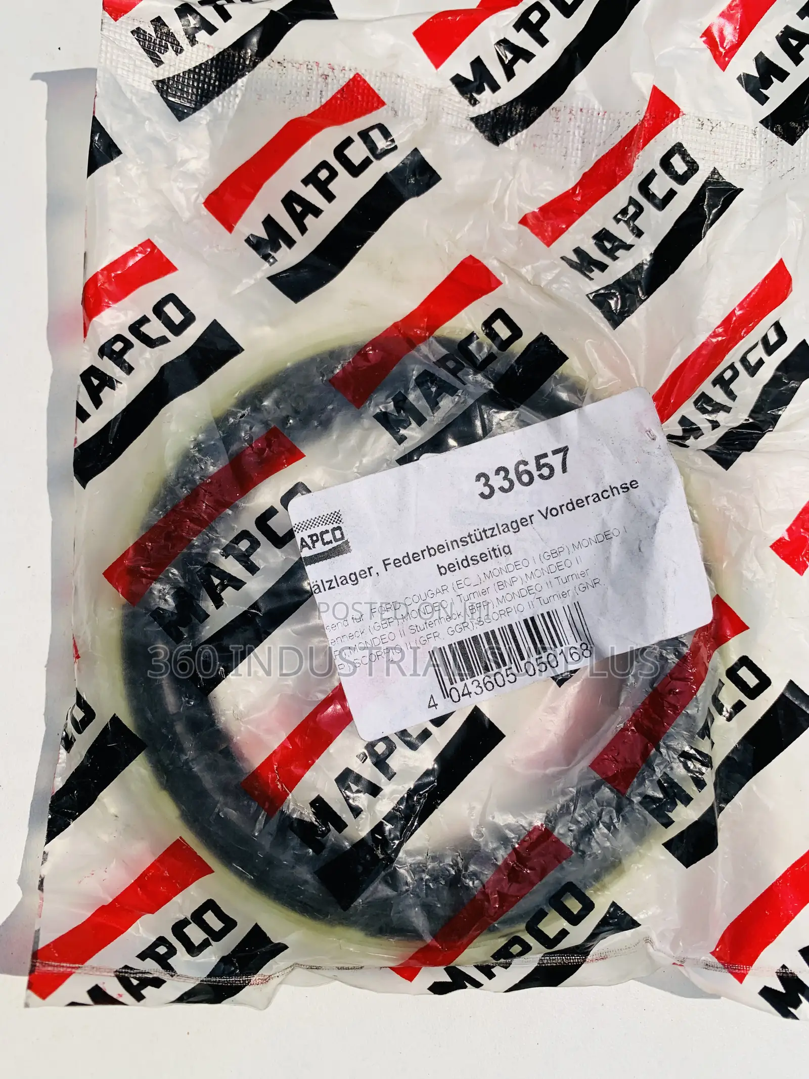 Genuine Mapco 33657 Anti Friction Bearing