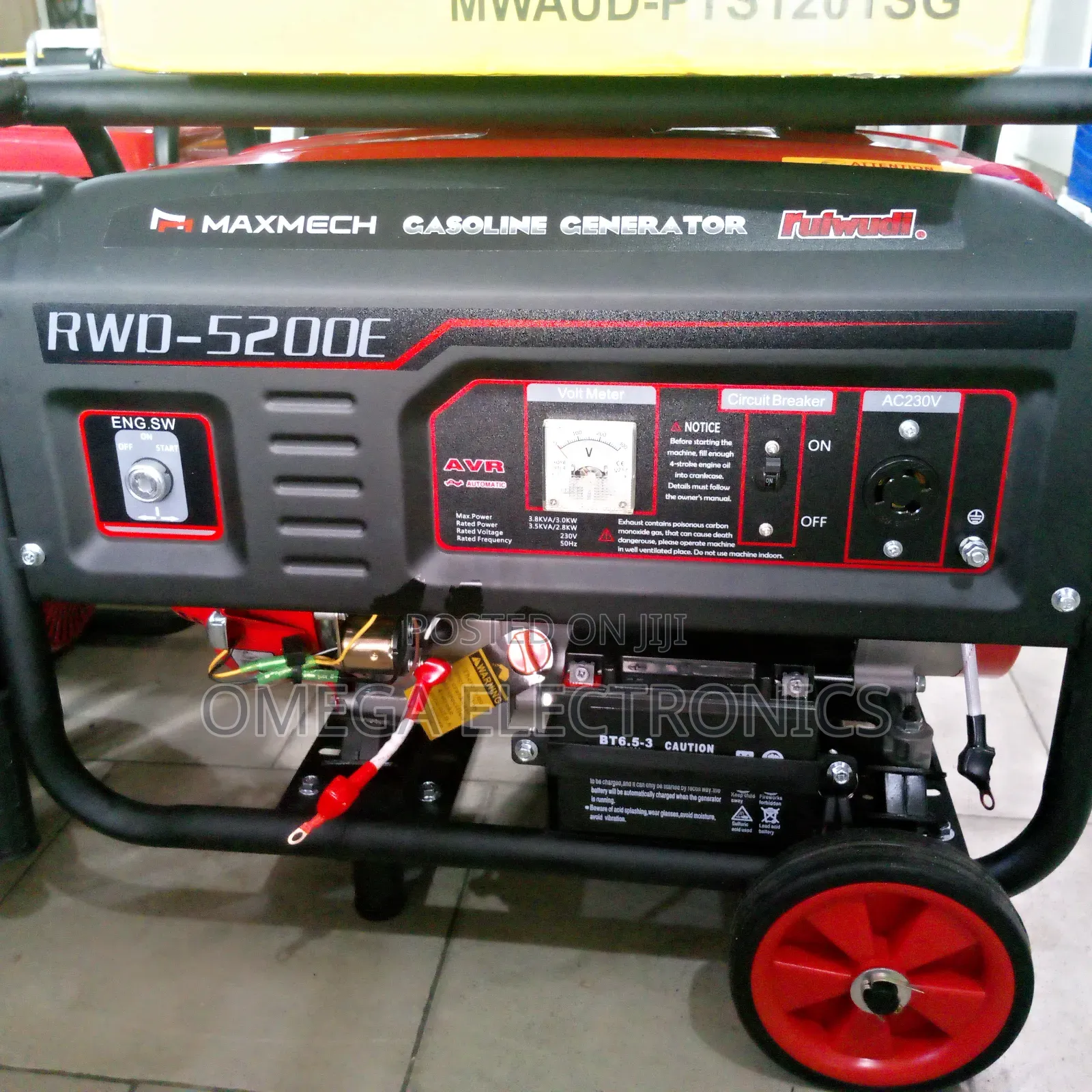 Maxmech Gasoline Generator RWD 5200e2