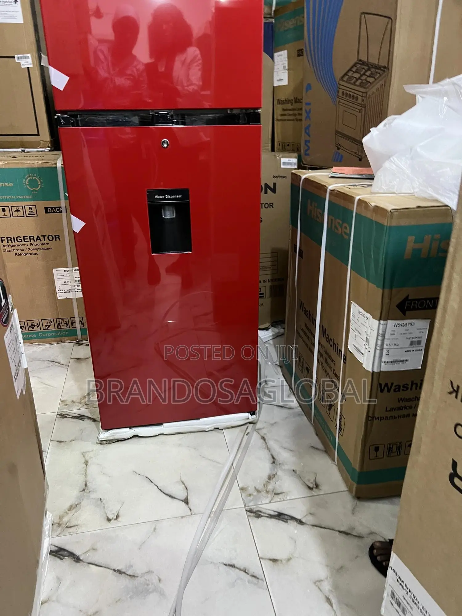 Ref‐205drb Hisense 204l – Double‐Door Fridge With Free Water Dispenser