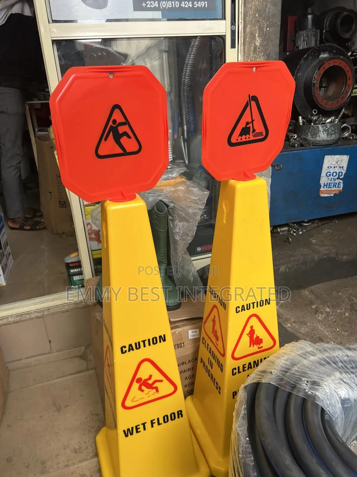 Wet Floor Caution Sign,