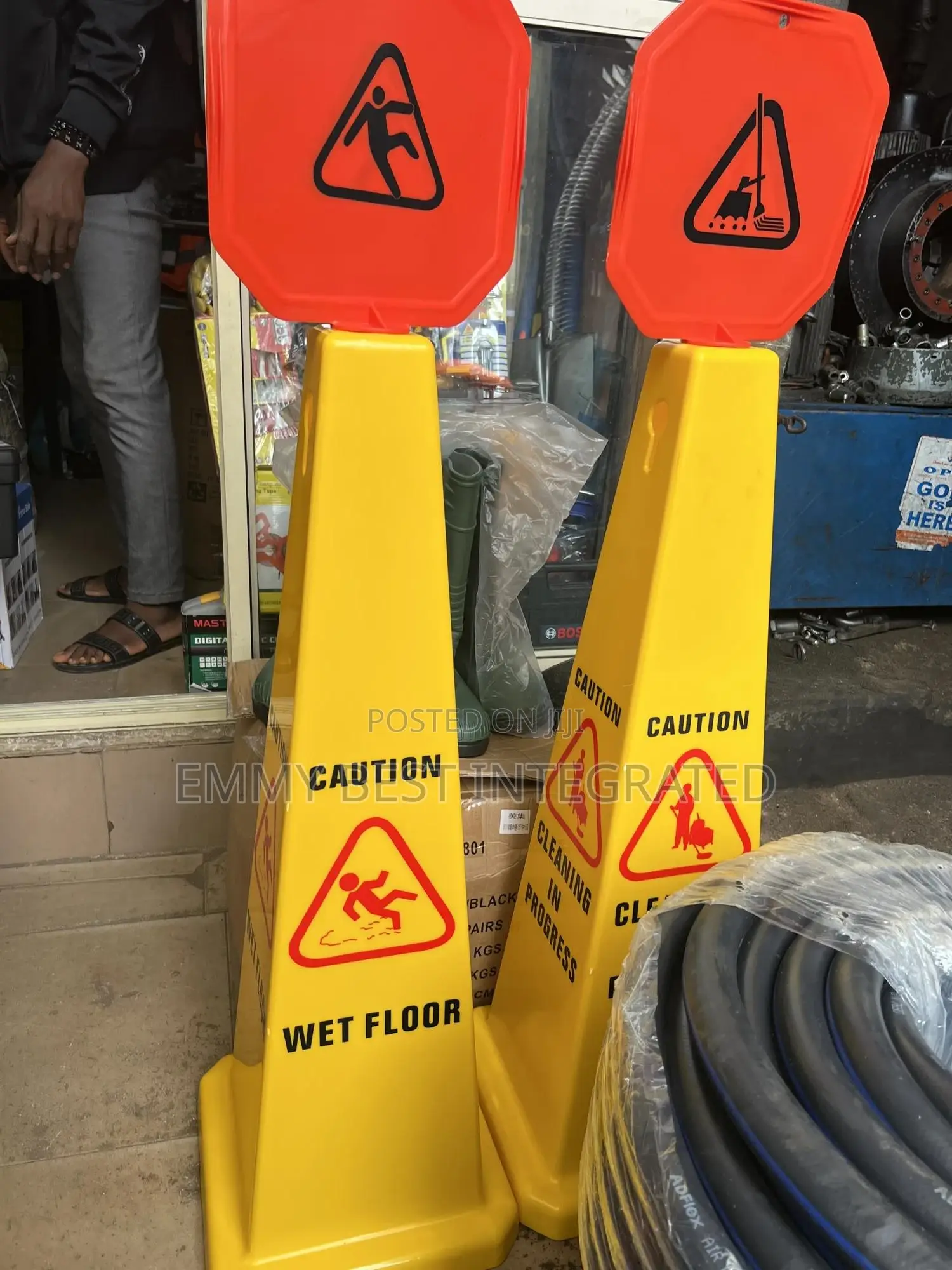 Wet Floor Caution Sign,