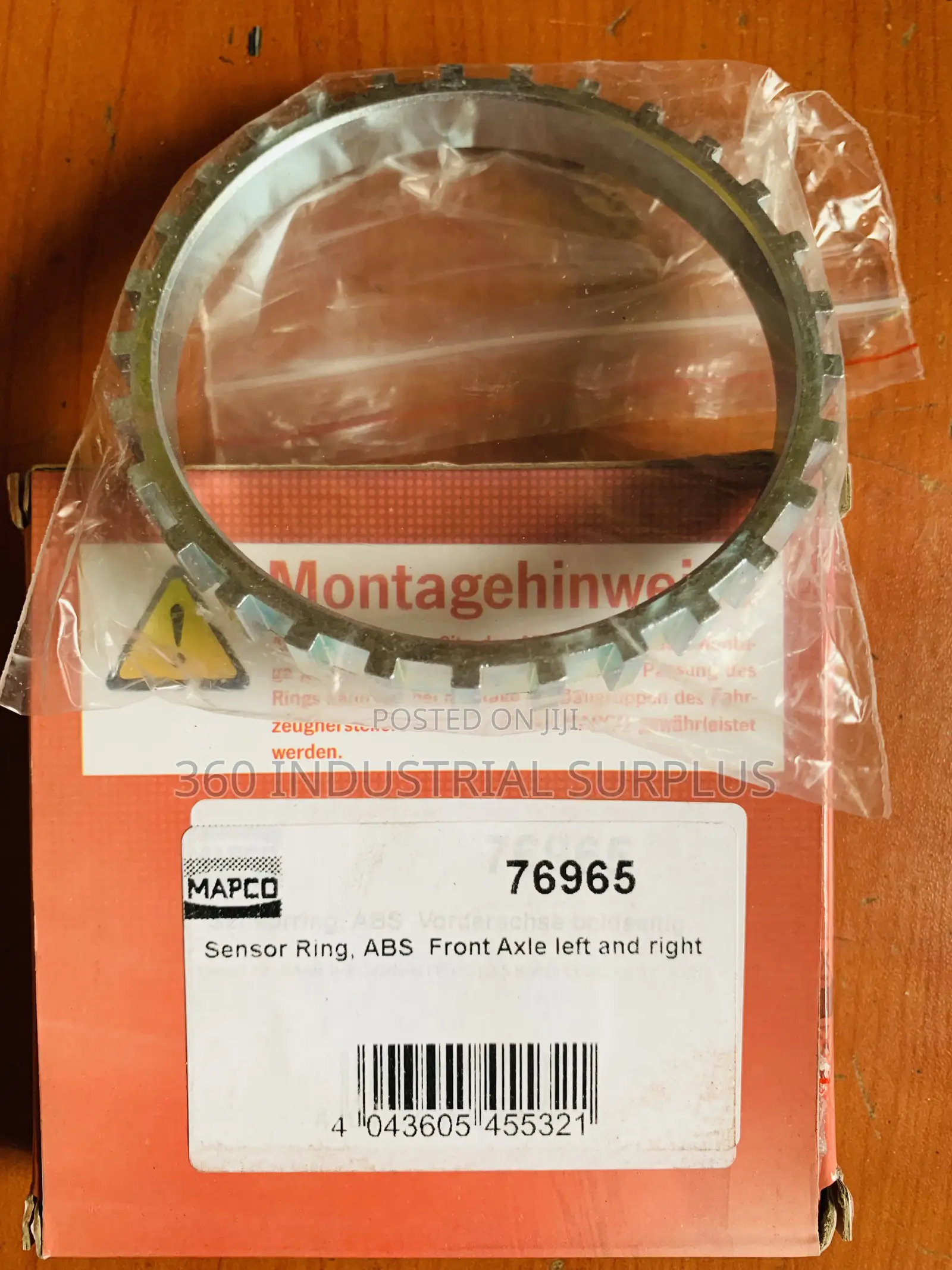 Genuine Mapco 76965 Abs Sensor Ring for Saab 9-5, 9-3