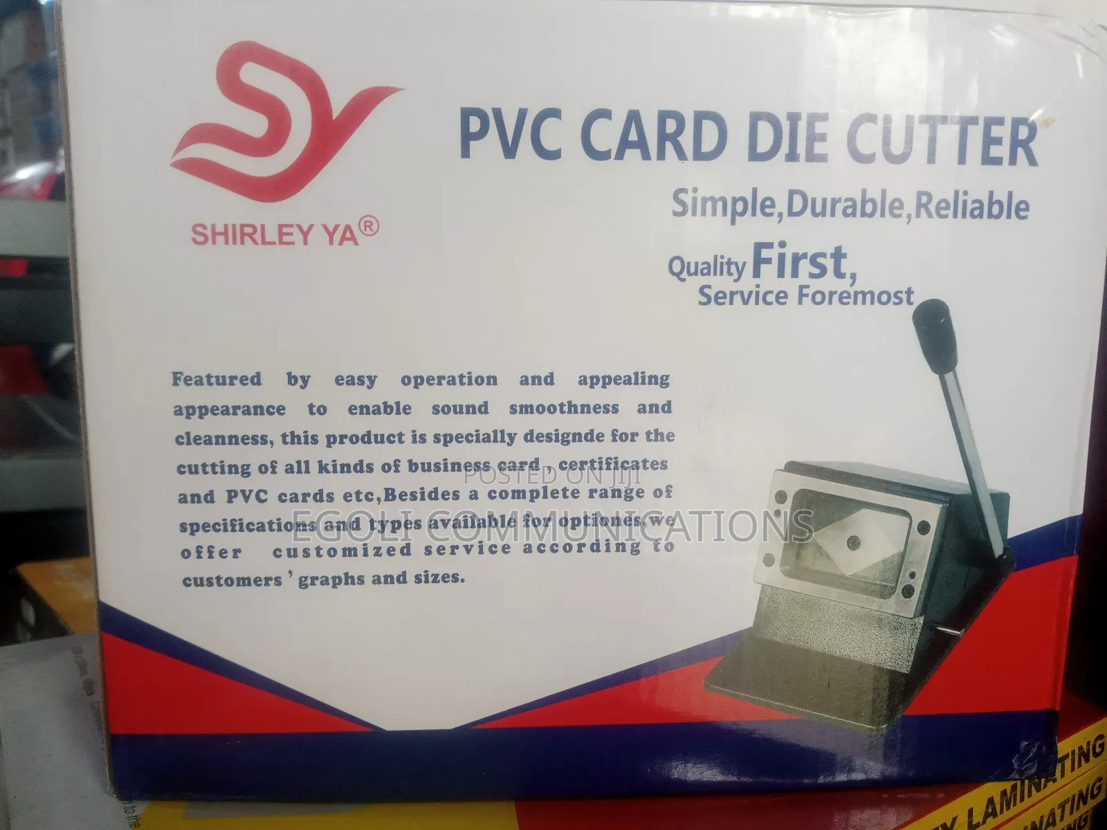 Shirley PVC Die Cutter