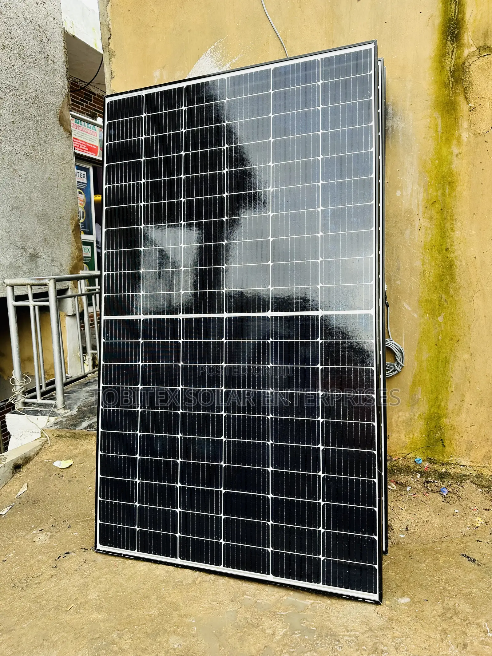 600w Blue Power Solar Panels Black Frame