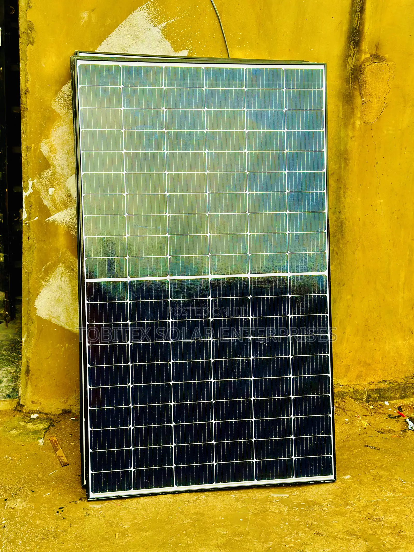 600w Blue Power Solar Panels Black Frame