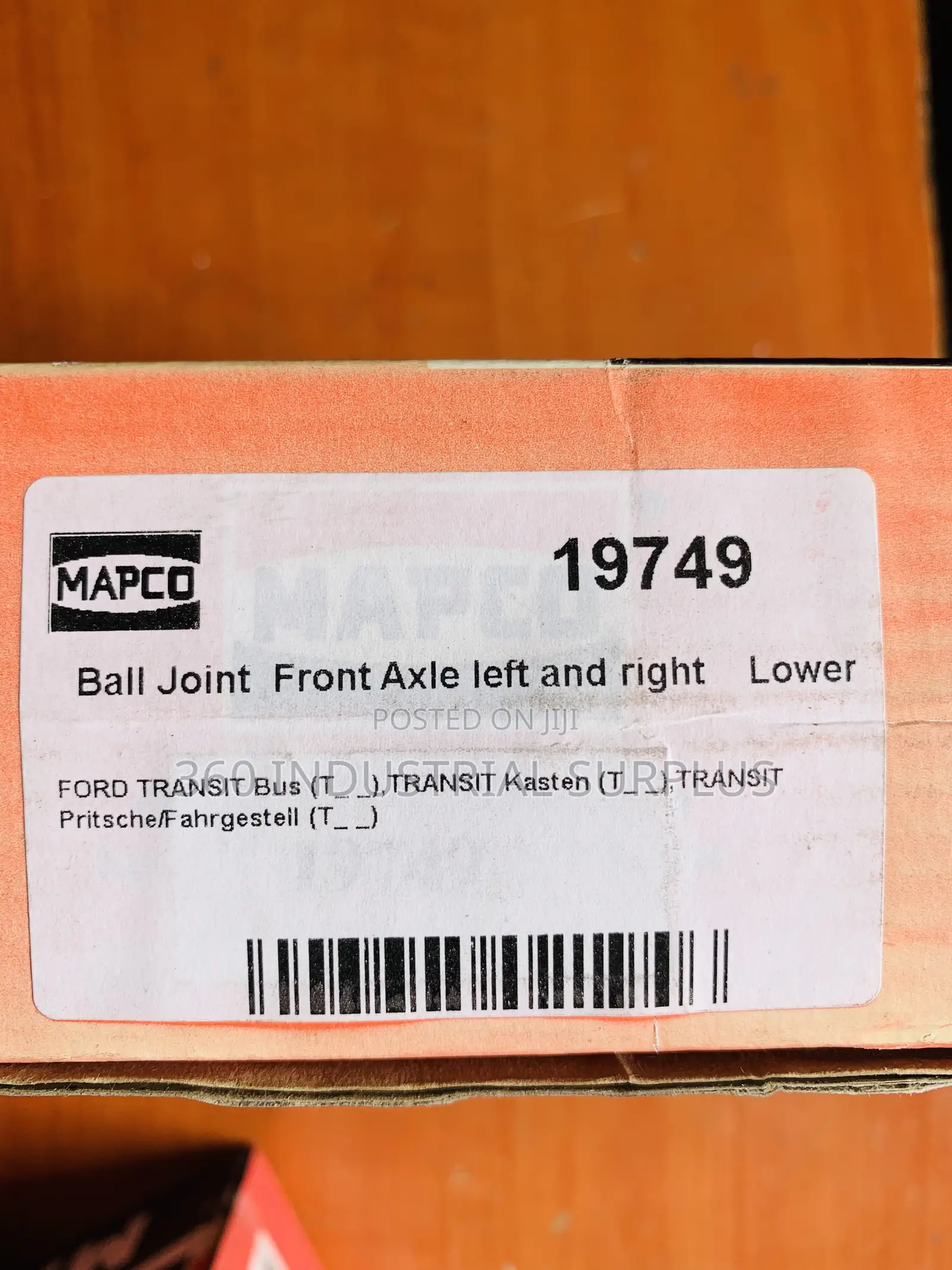Genuine Mapco 19749 Ball Joint