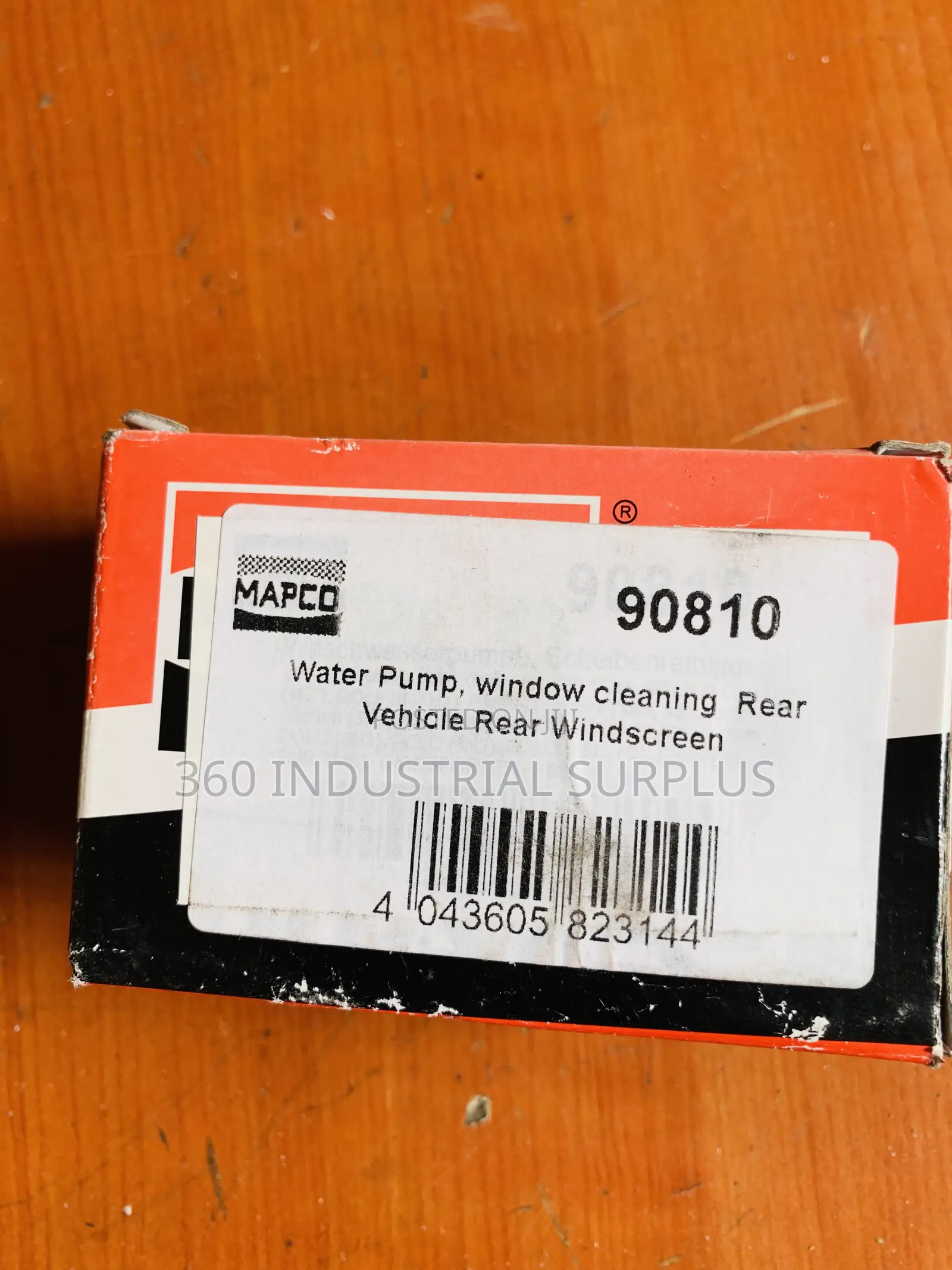 Genuine Mapco 90810 Water Pump ,Window Cleaning