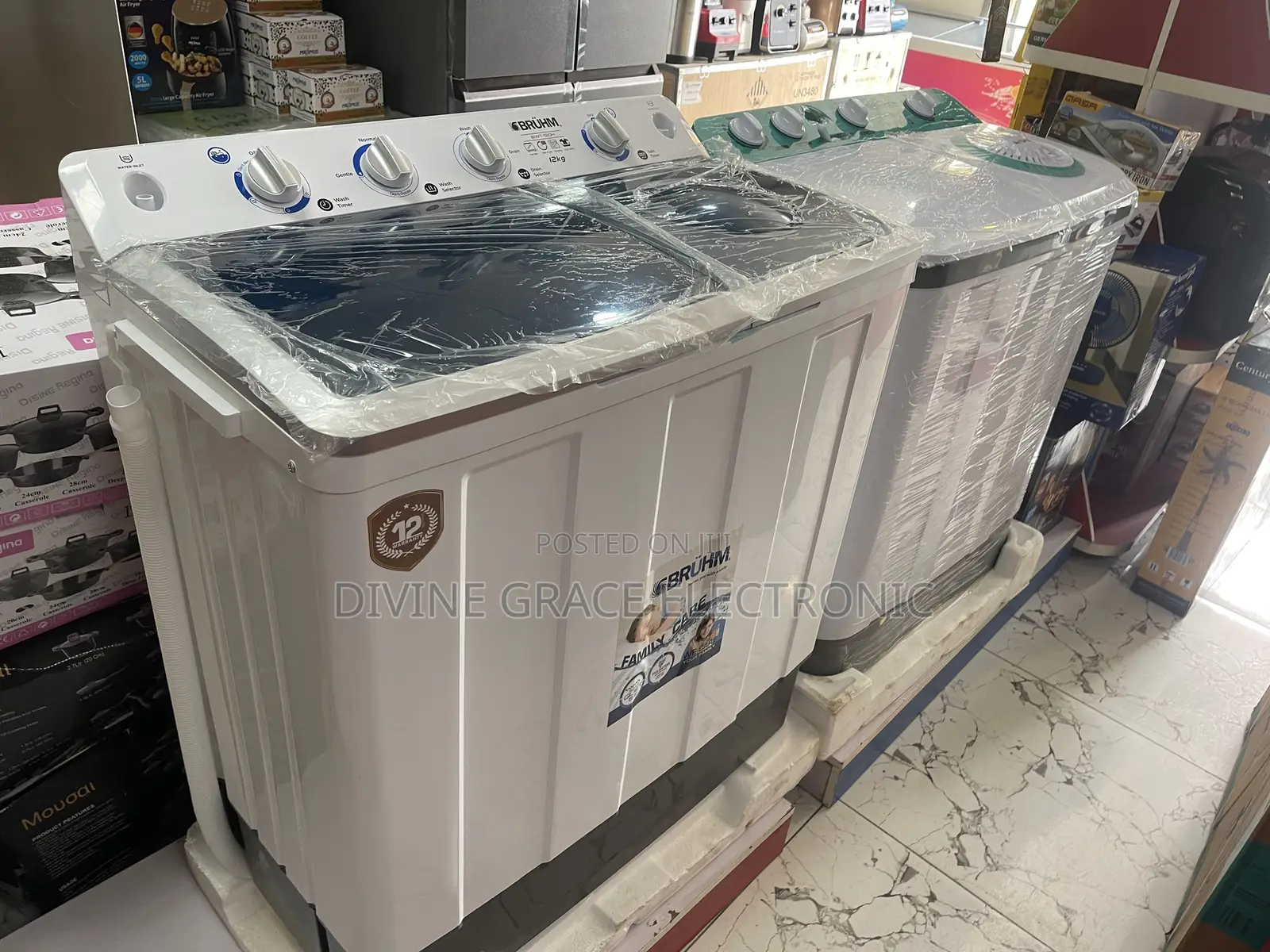 13kg Wash/Spin Bruhm Washing Machine