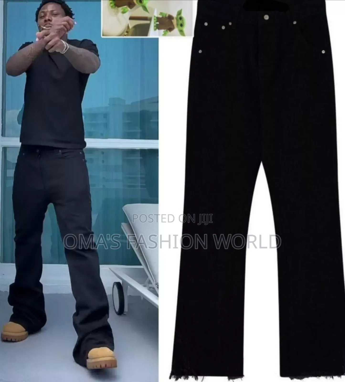 *_Icon Luxury Baggy Jeans  Too Hardd  Available as Seen _*