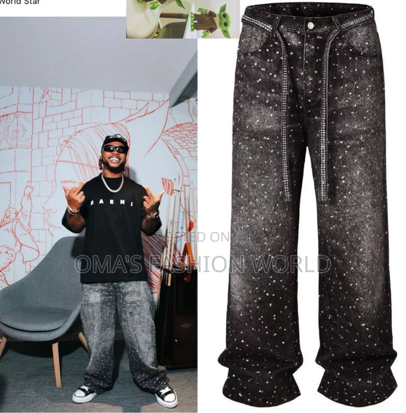 Most Wanted Diamond Stone Jeans Available in Store