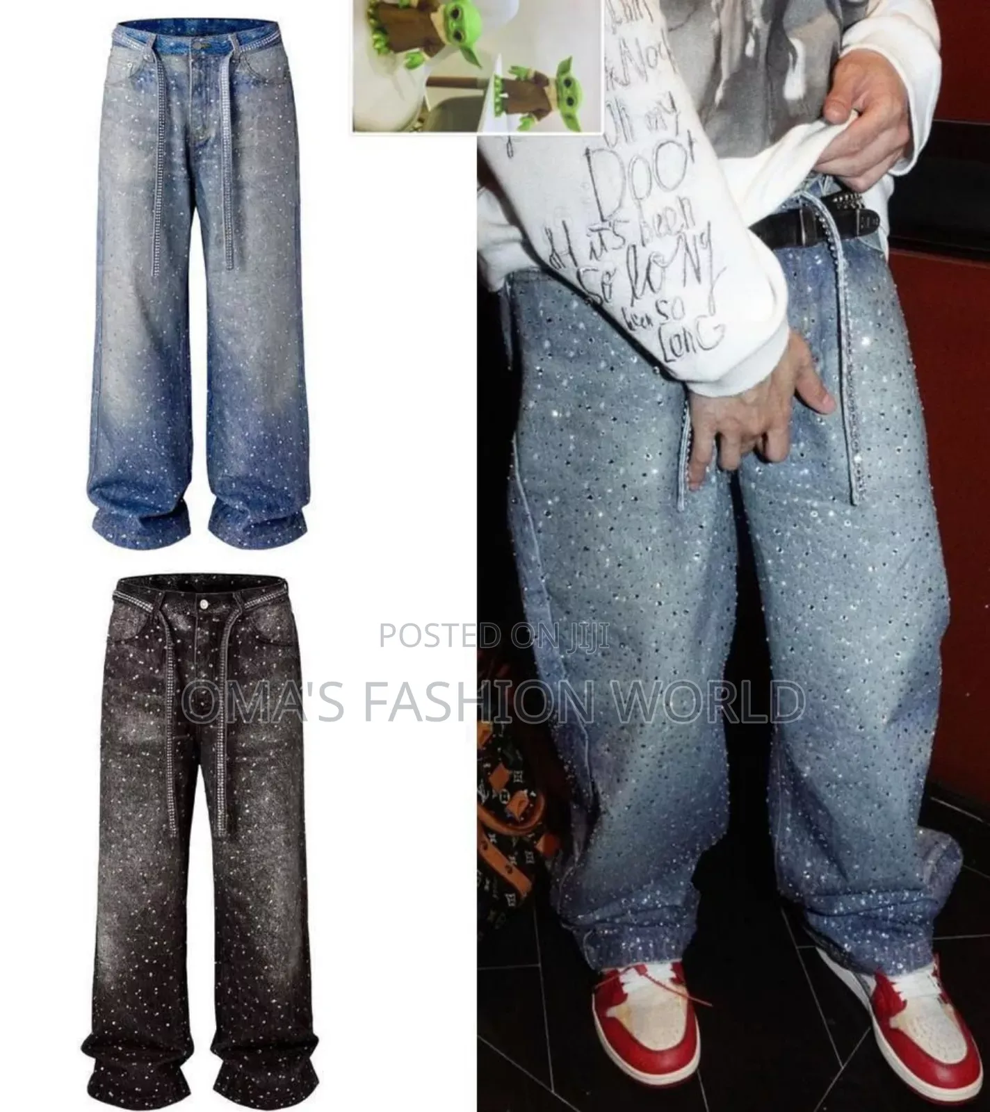 Most Wanted Diamond Stone Jeans Available in Store