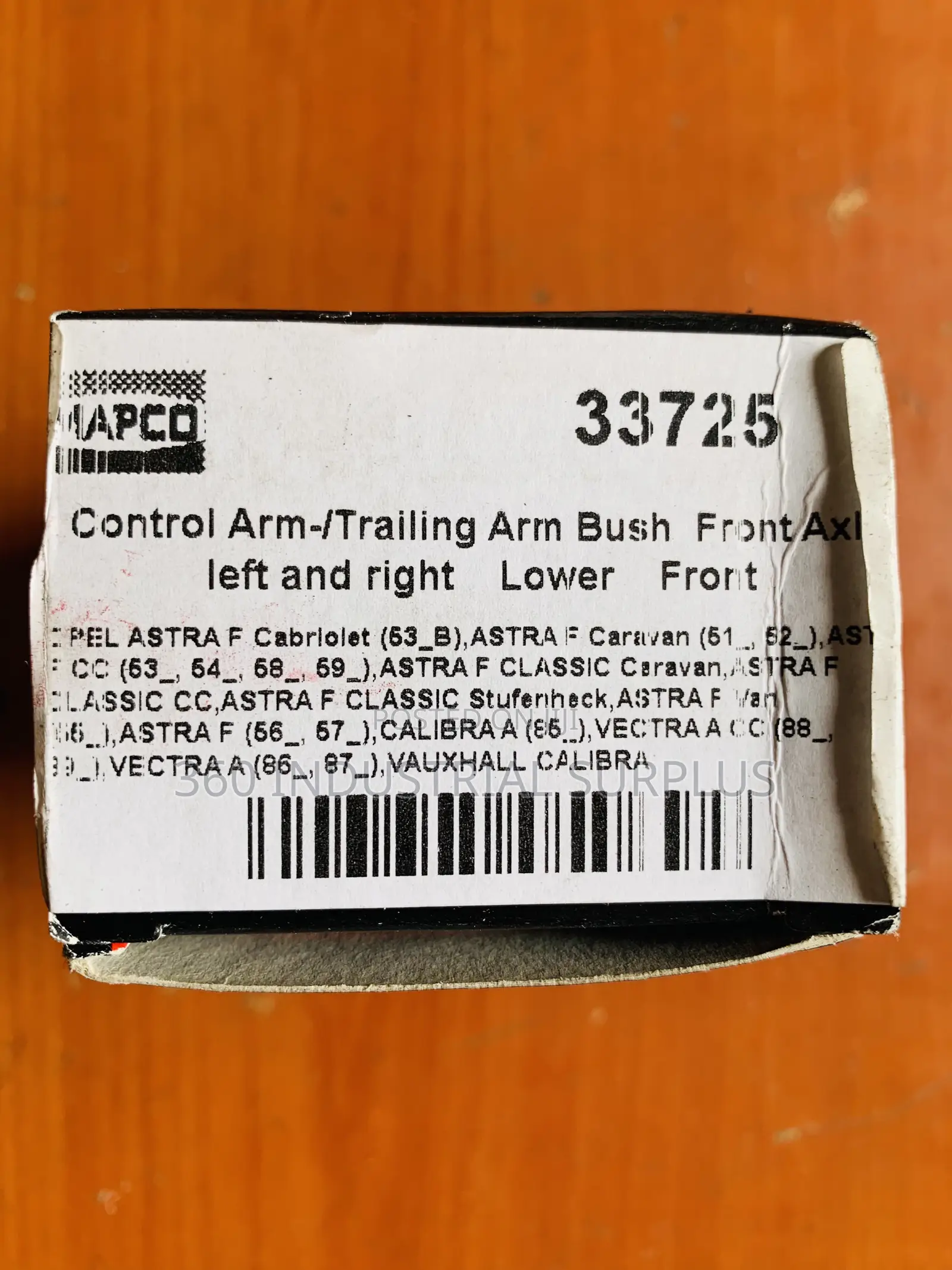 Genuine Mapco 33725 Trailing Arm/Suspension Arm Bush