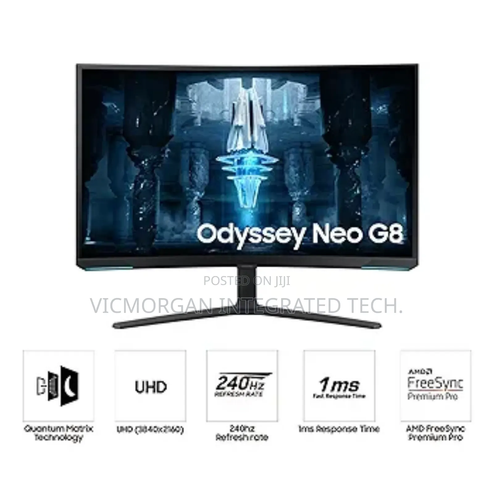 Samsung 32-Inch Ls32bg852nnxgo Odyssey Neog8 3840 X 2160)L Uhd 240h