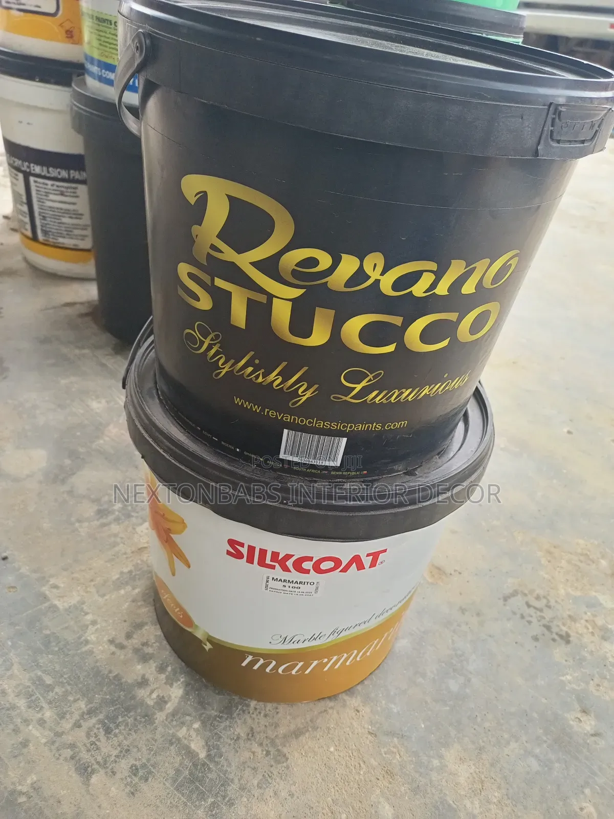 Silkcoat Marmarito and Revano Stucco
