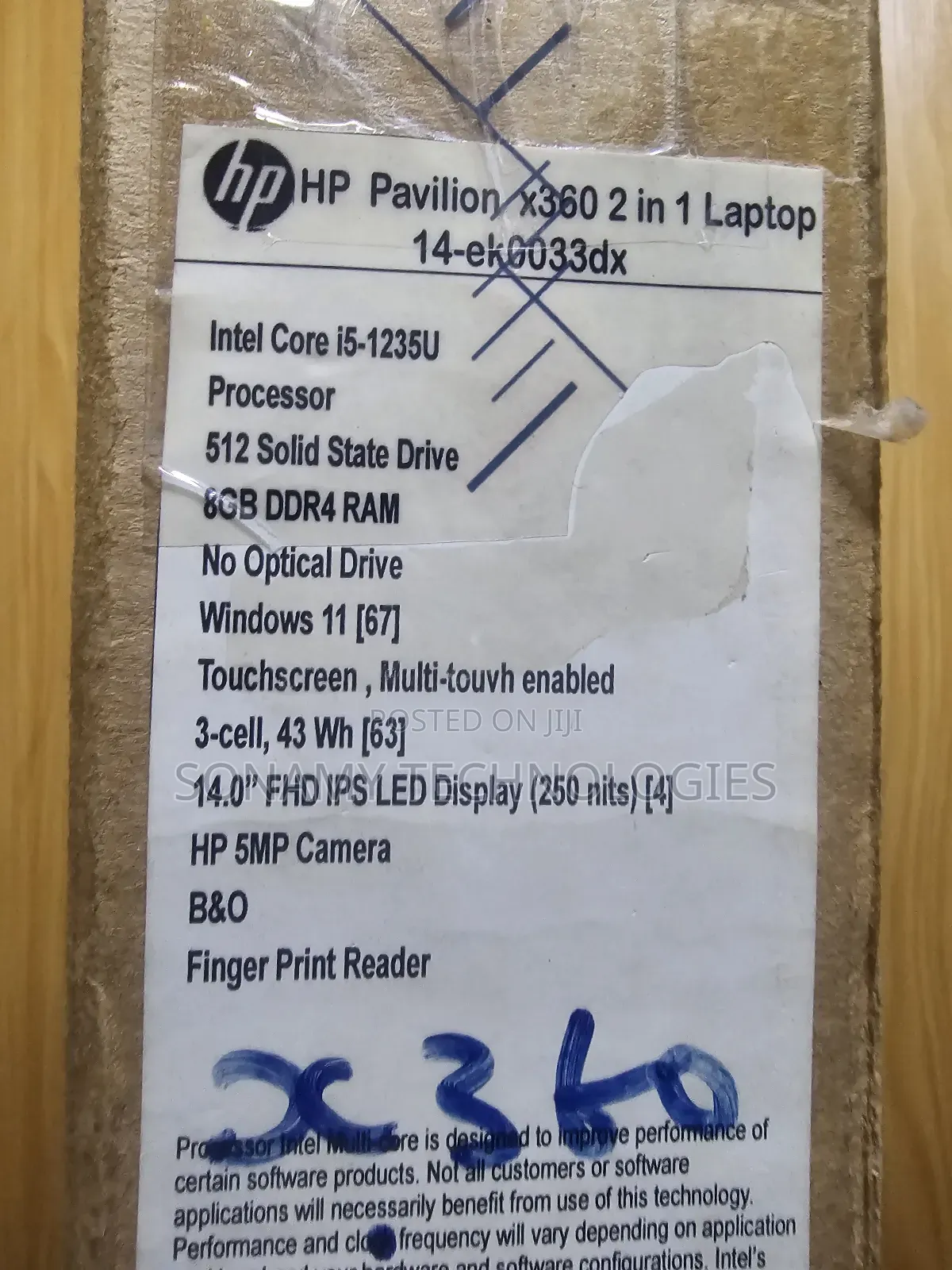 New Laptop HP Pavilion 14 8GB Intel Core I5 SSD 512GB