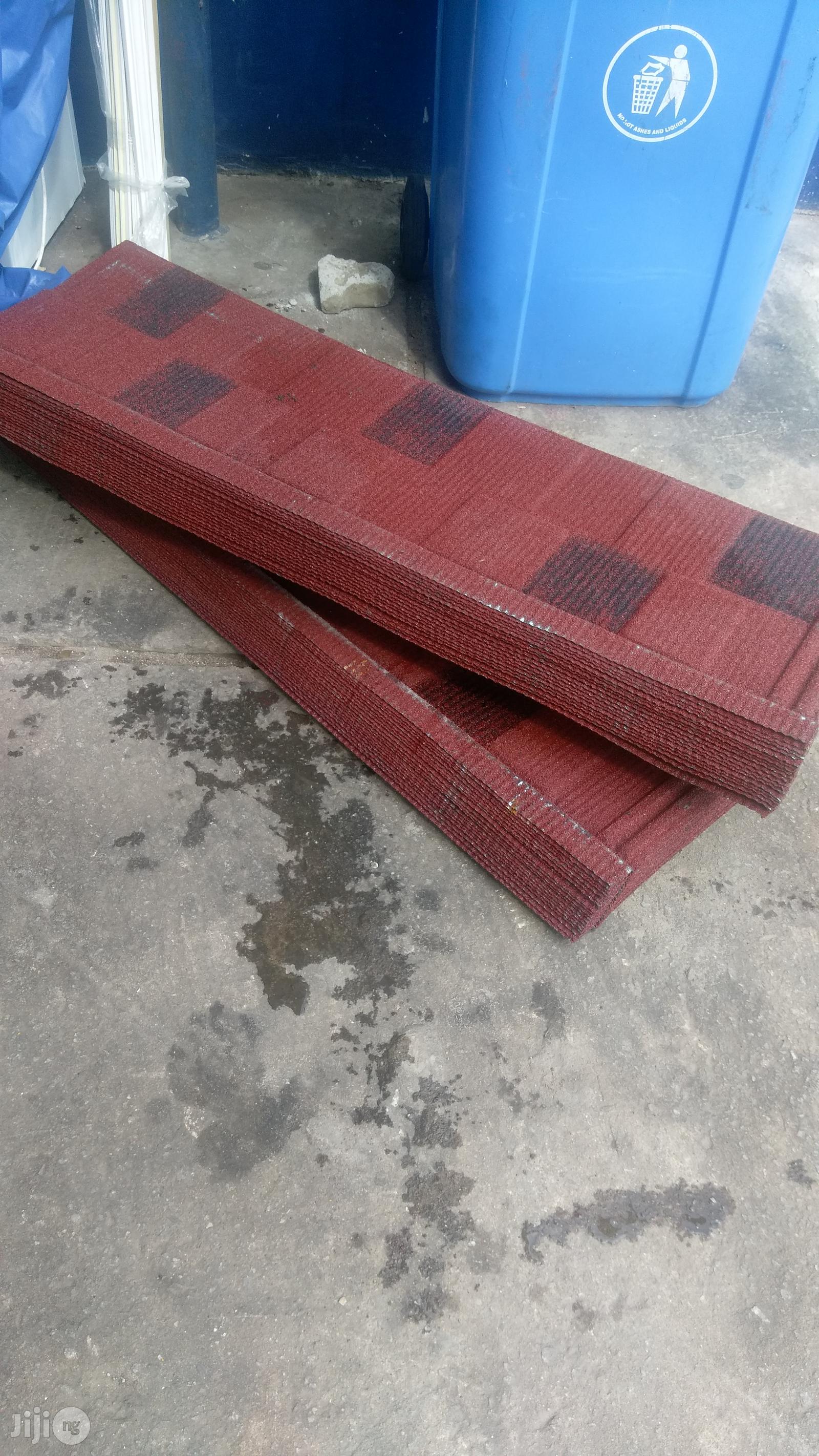 Red and Black Shingles Roof Tiles