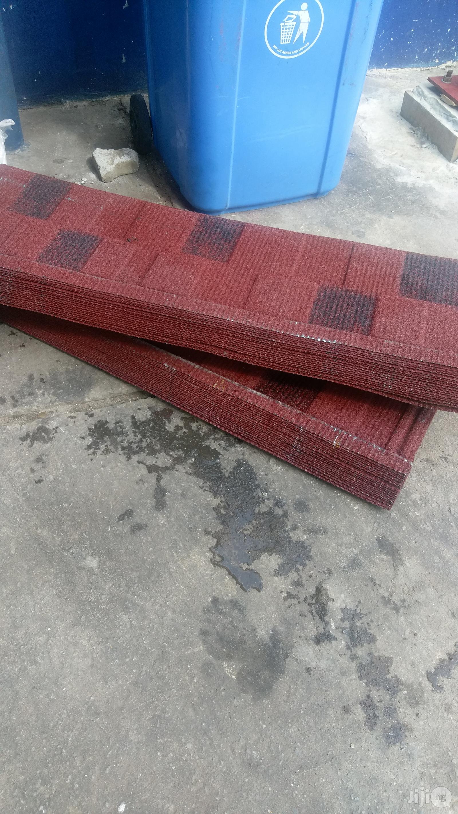 Red and Black Shingles Roof Tiles