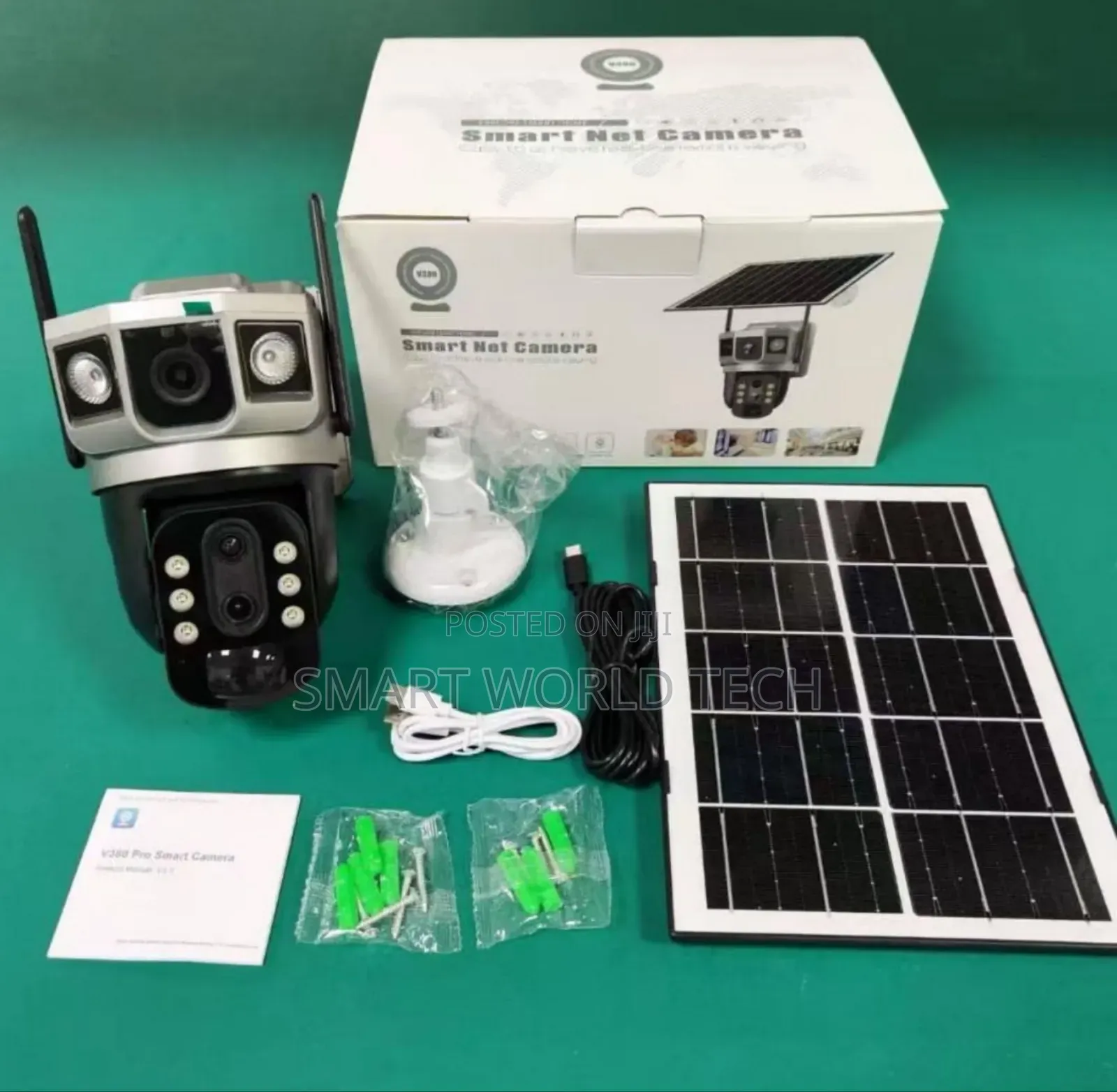 Dual Lens PTZ Solar Camera With 4g