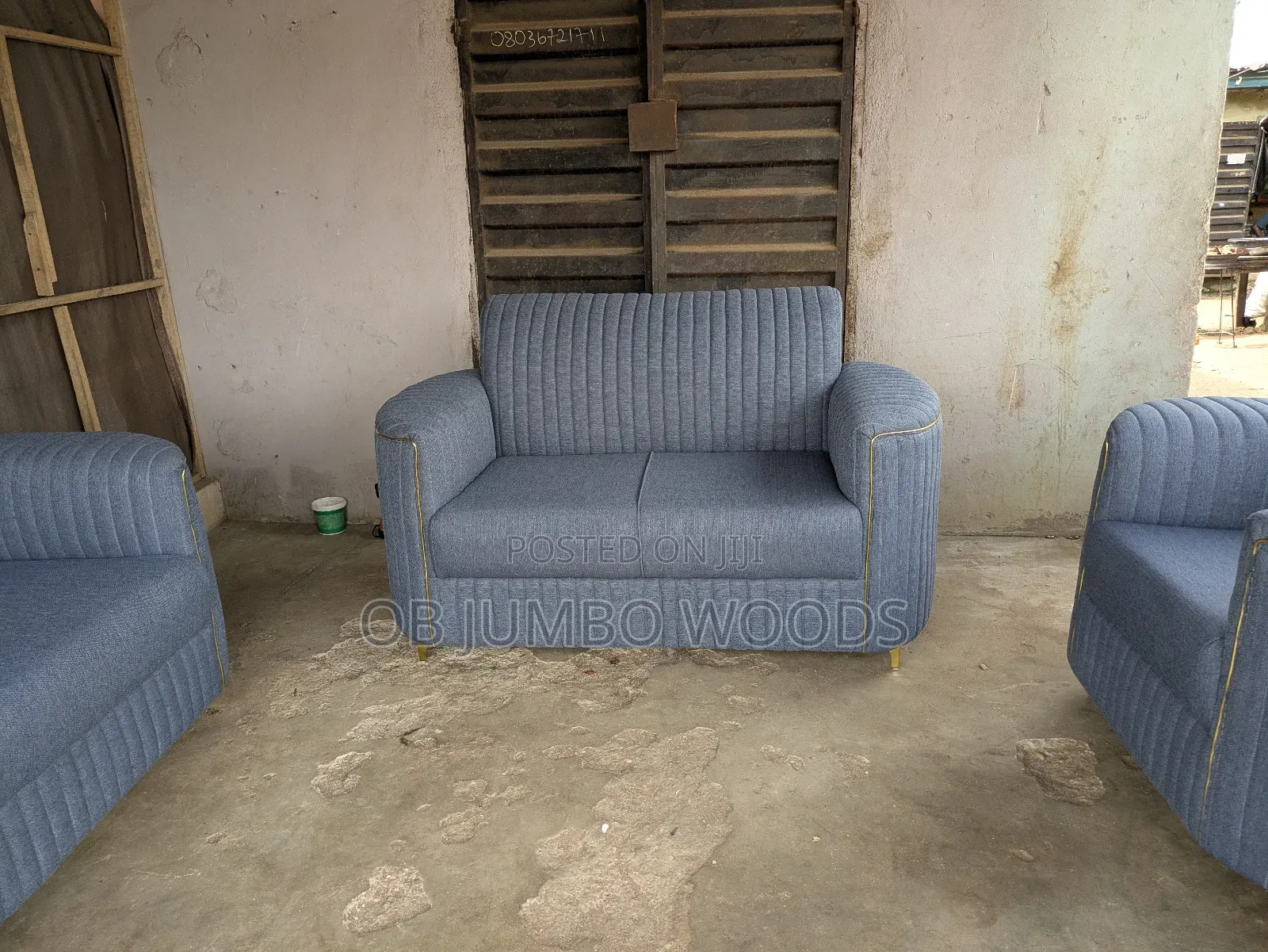 Gray 7 Seater Sofa Set