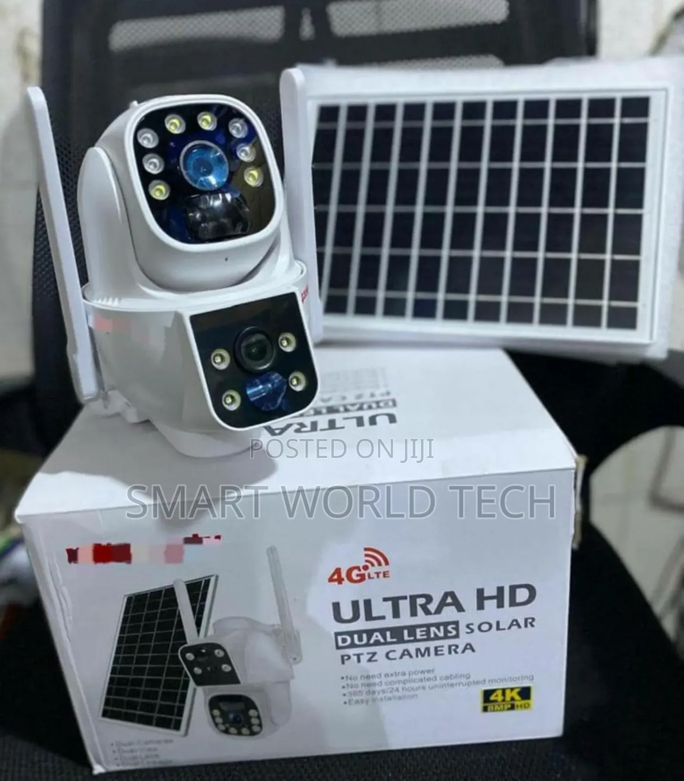 Dual Lens PRZ Solar Camera Sim Card Enable