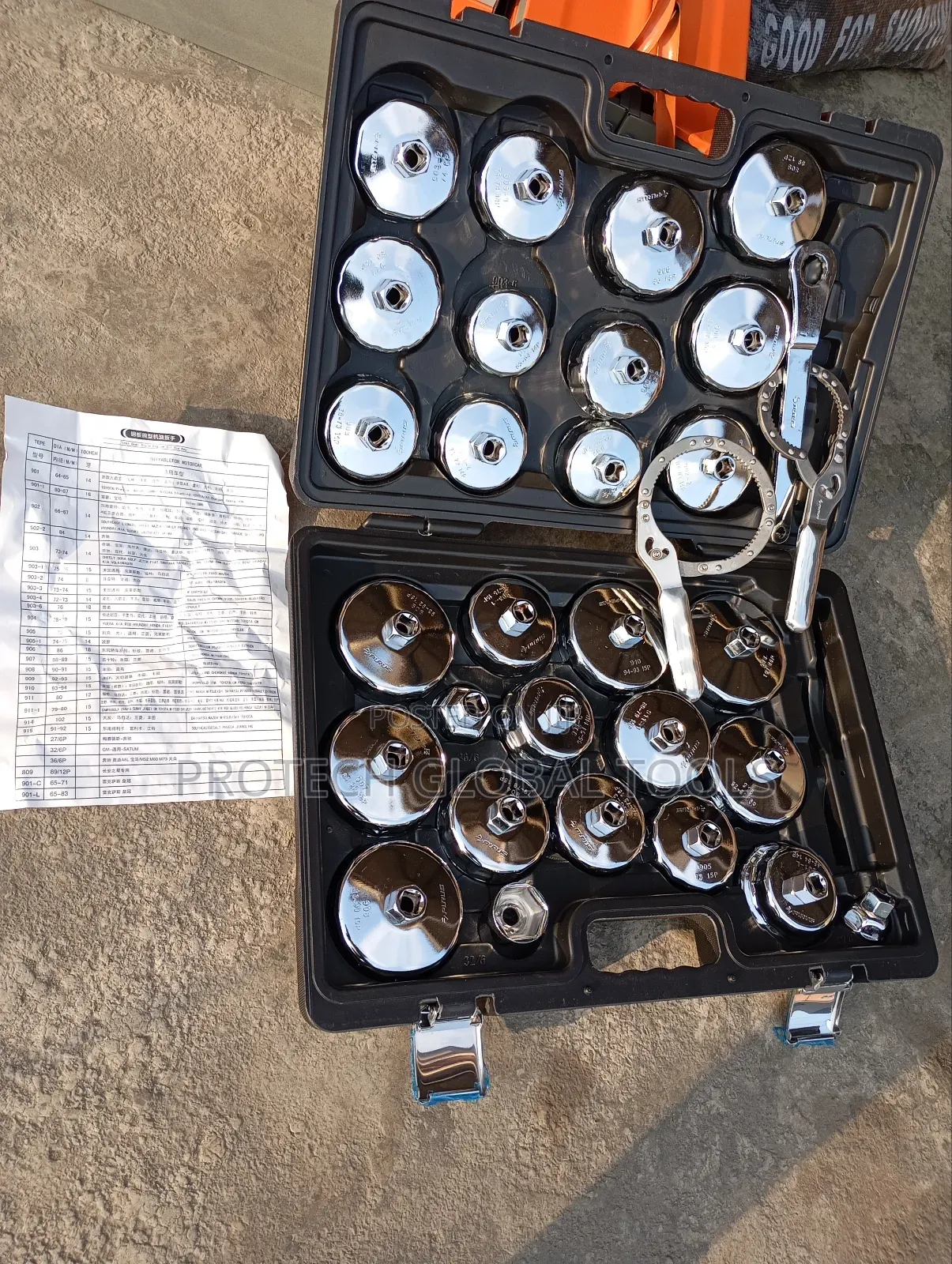Stainless Steel Oil Filters Cup Set