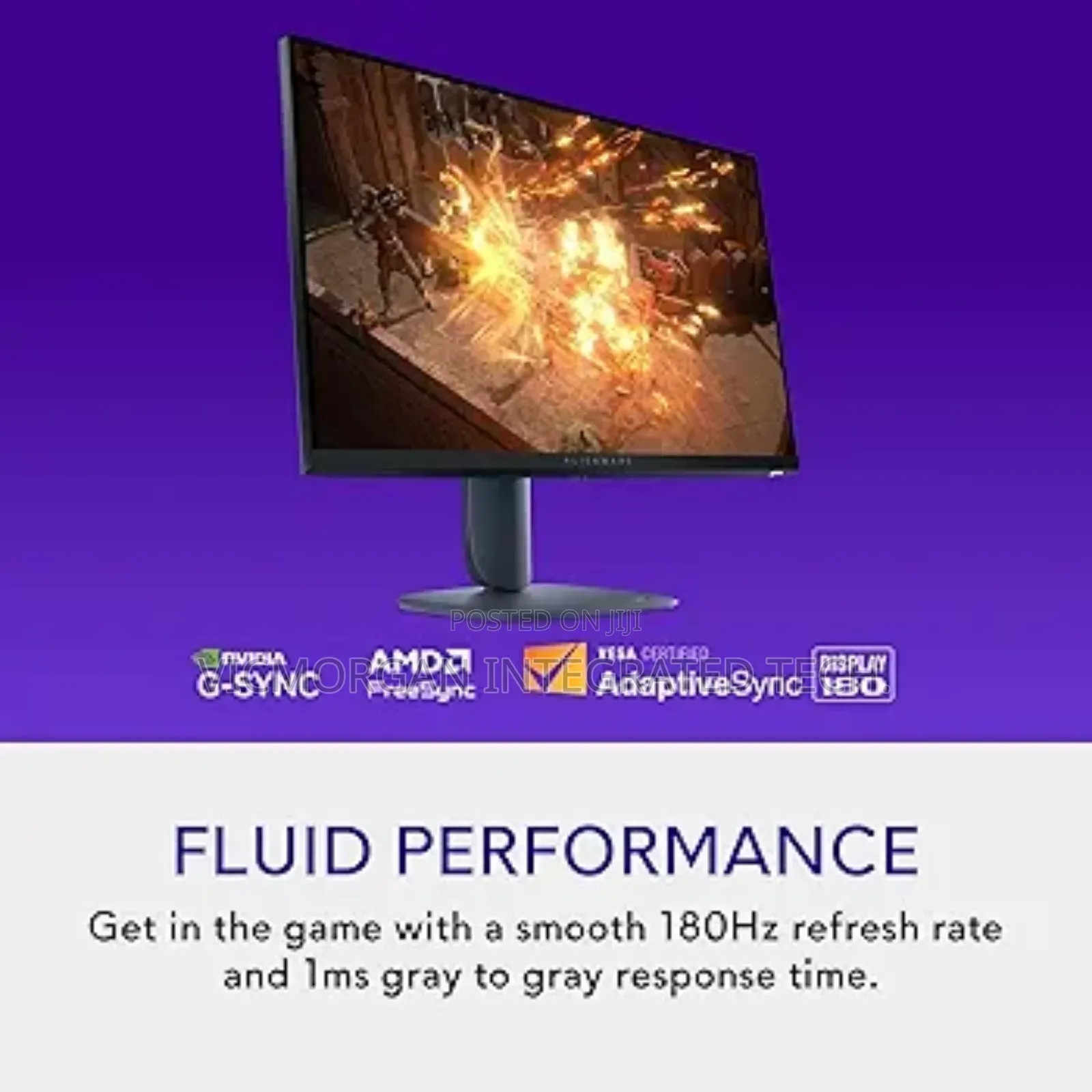 Alienware 27 Gaming Monitor – Aw2725dm – 27-Inch QHD 2560 X 1440 180hz