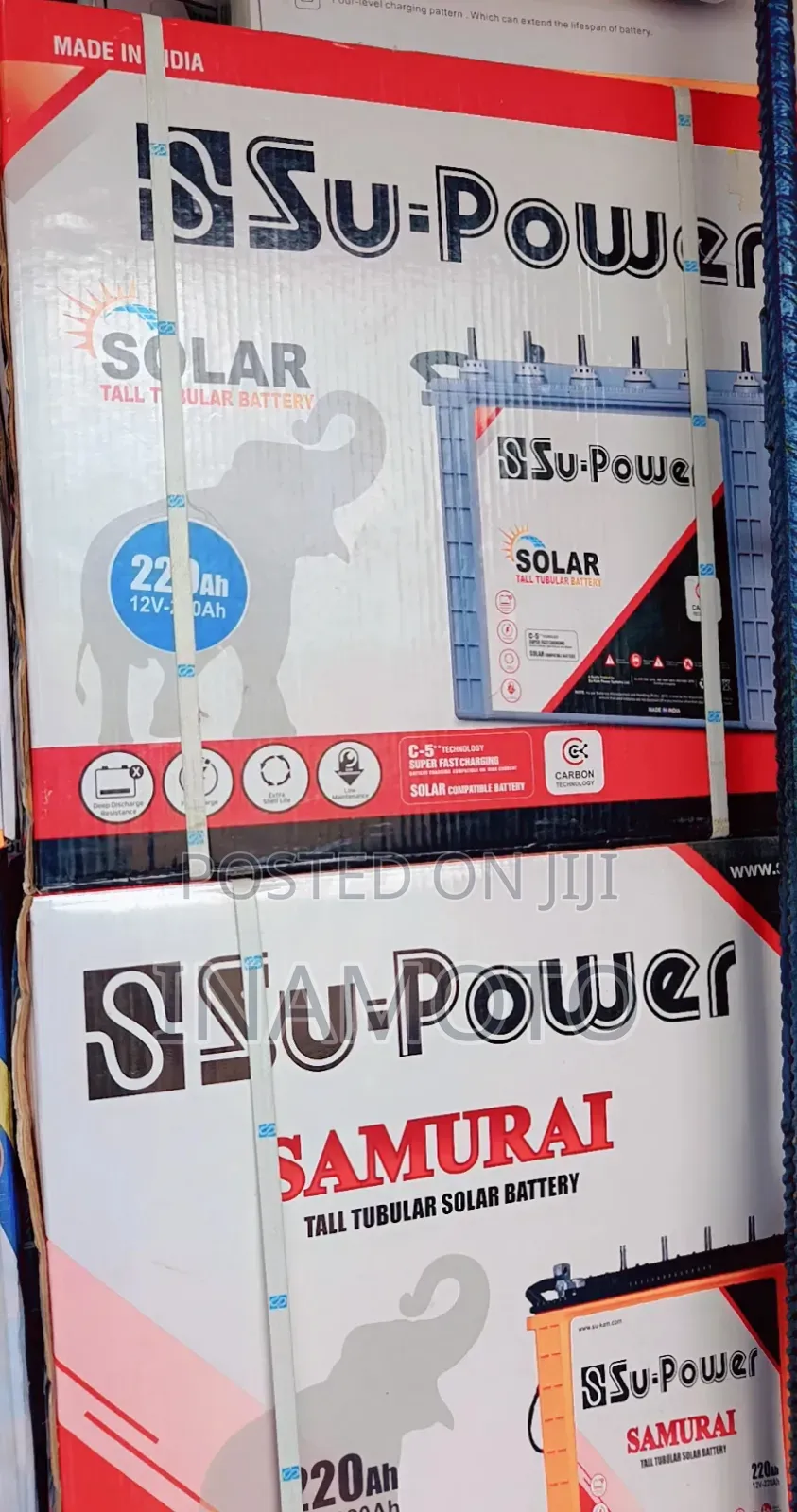 Su Power Solar Tubular Battery