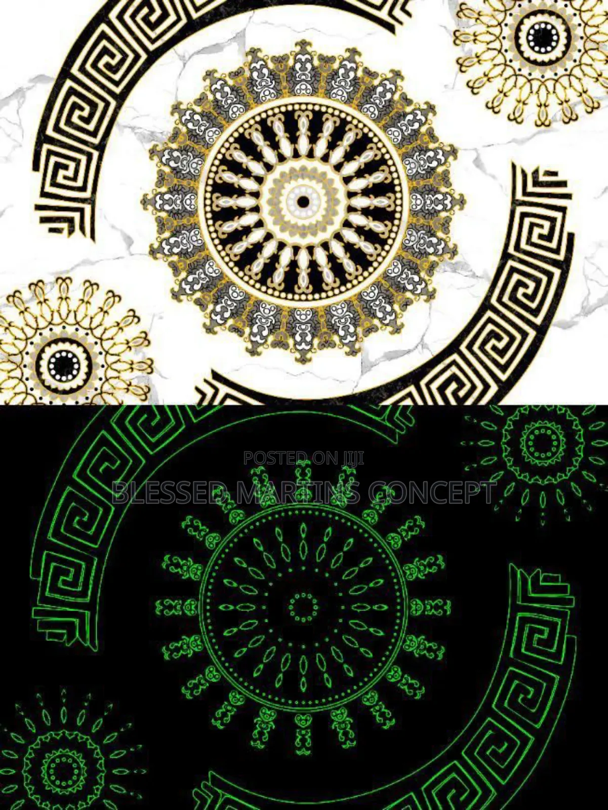 Center Floor Deco Luminous. It Reflect Usually Steady Light in Dark