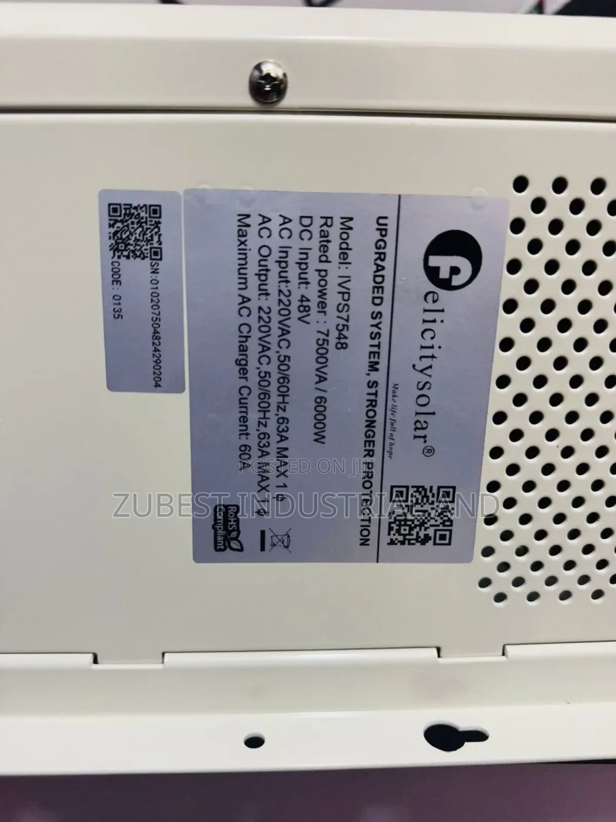 7.5kva Felicity Solar Inverter With Warranty