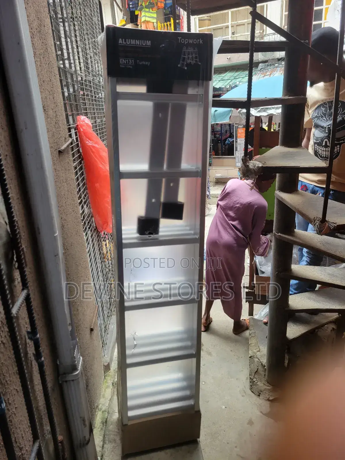 4×6 Aluminum Turkey Foldable Ladder(24 Steps)