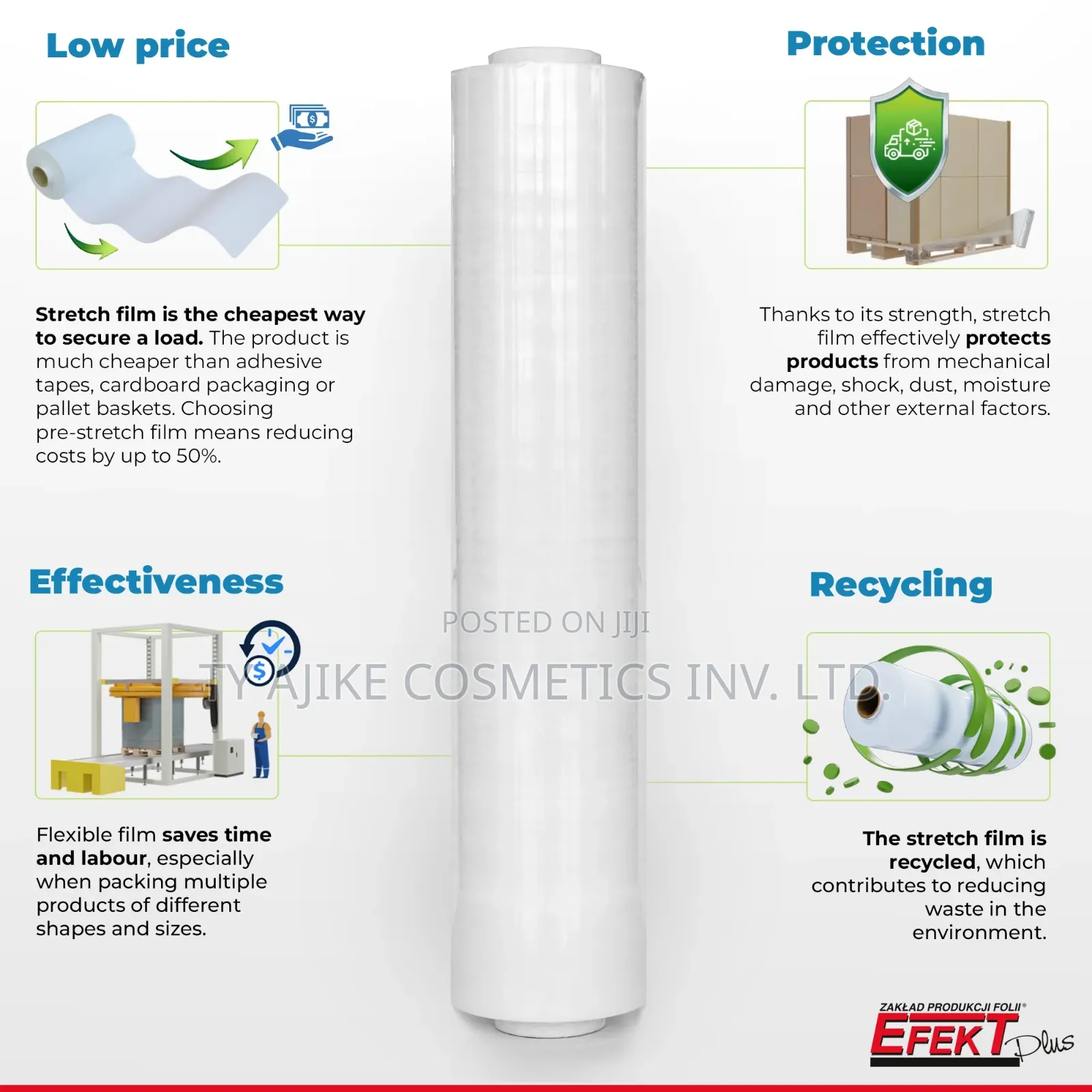 Stretch Film, Shrink Wrap, Cling Film 500mm X 5kg
