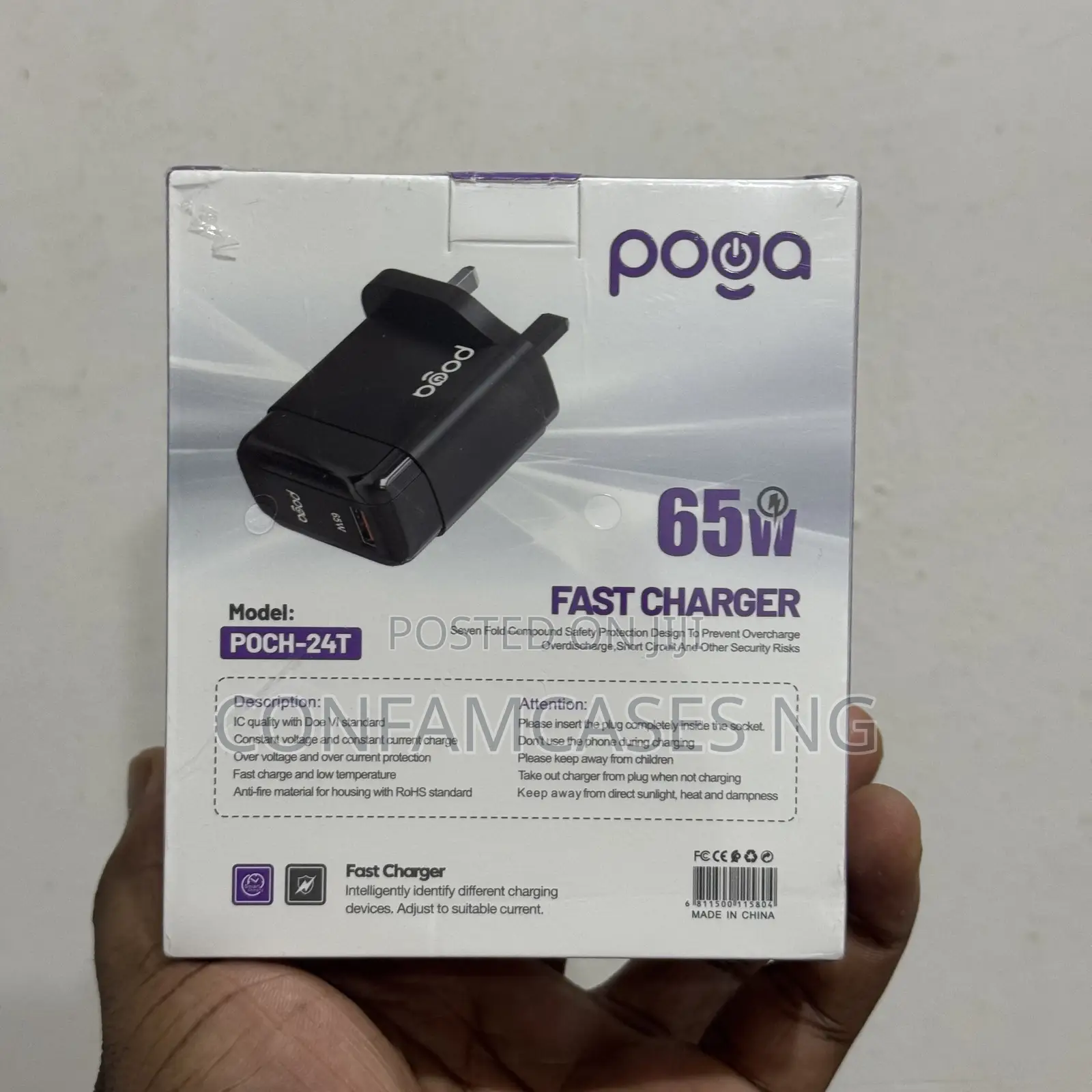 Poga 65w Super Fast Charger